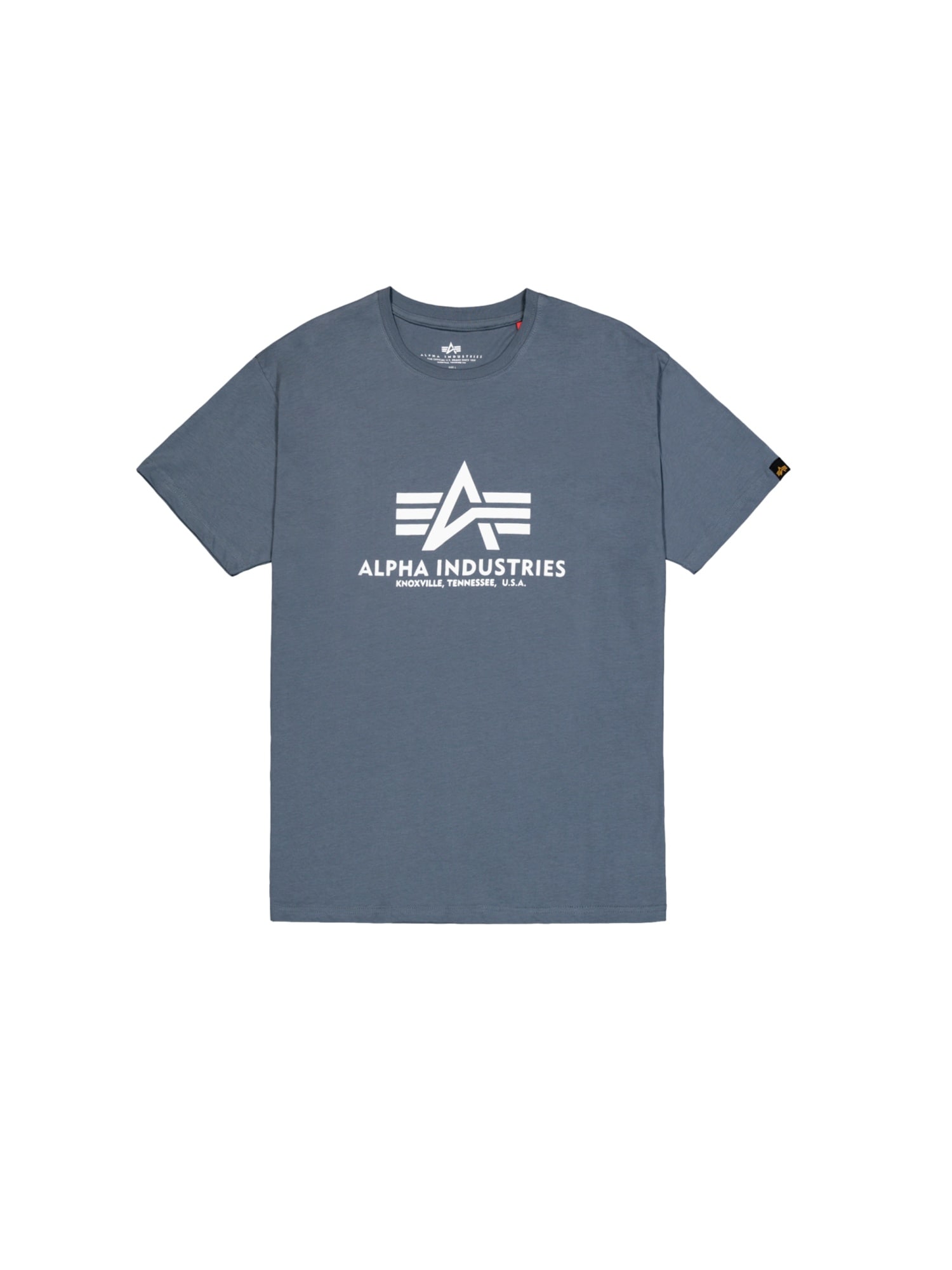 ALPHA INDUSTRIES Tricou  albastru / alb