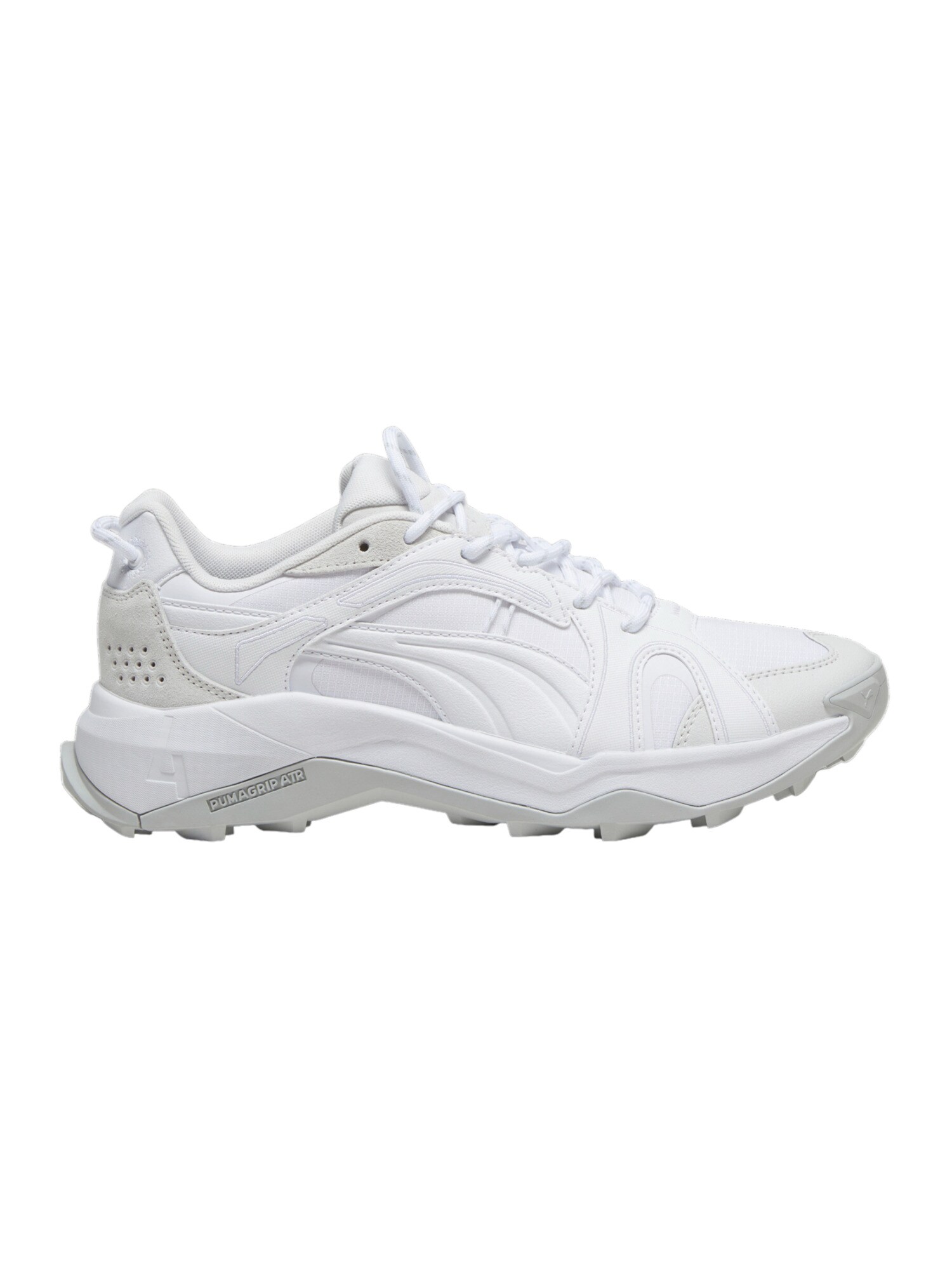 PUMA Sneaker low  gri deschis / alb