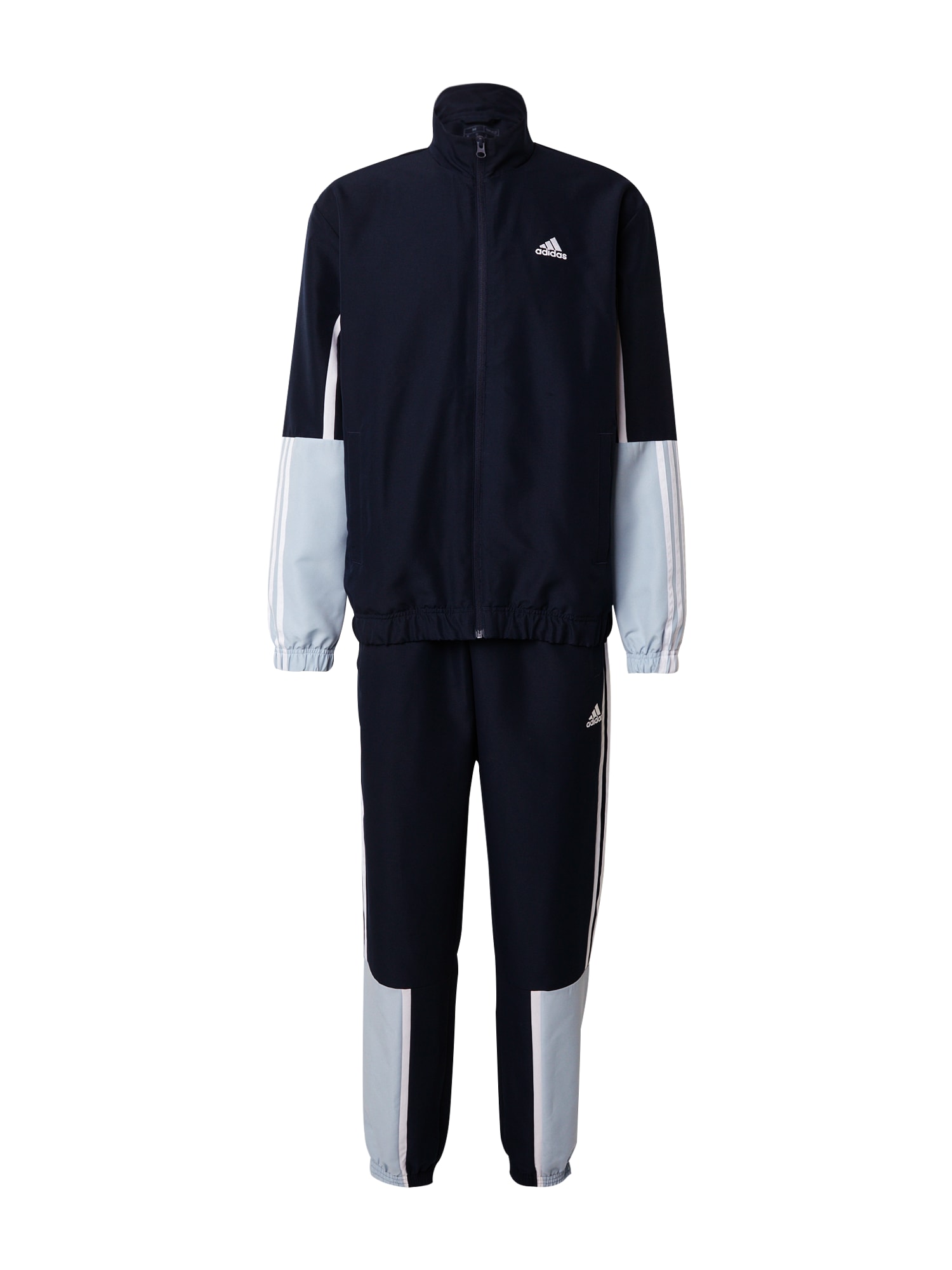 ADIDAS SPORTSWEAR Облекло за трениране  пастелно синьо / тъмносиньо / бяло
