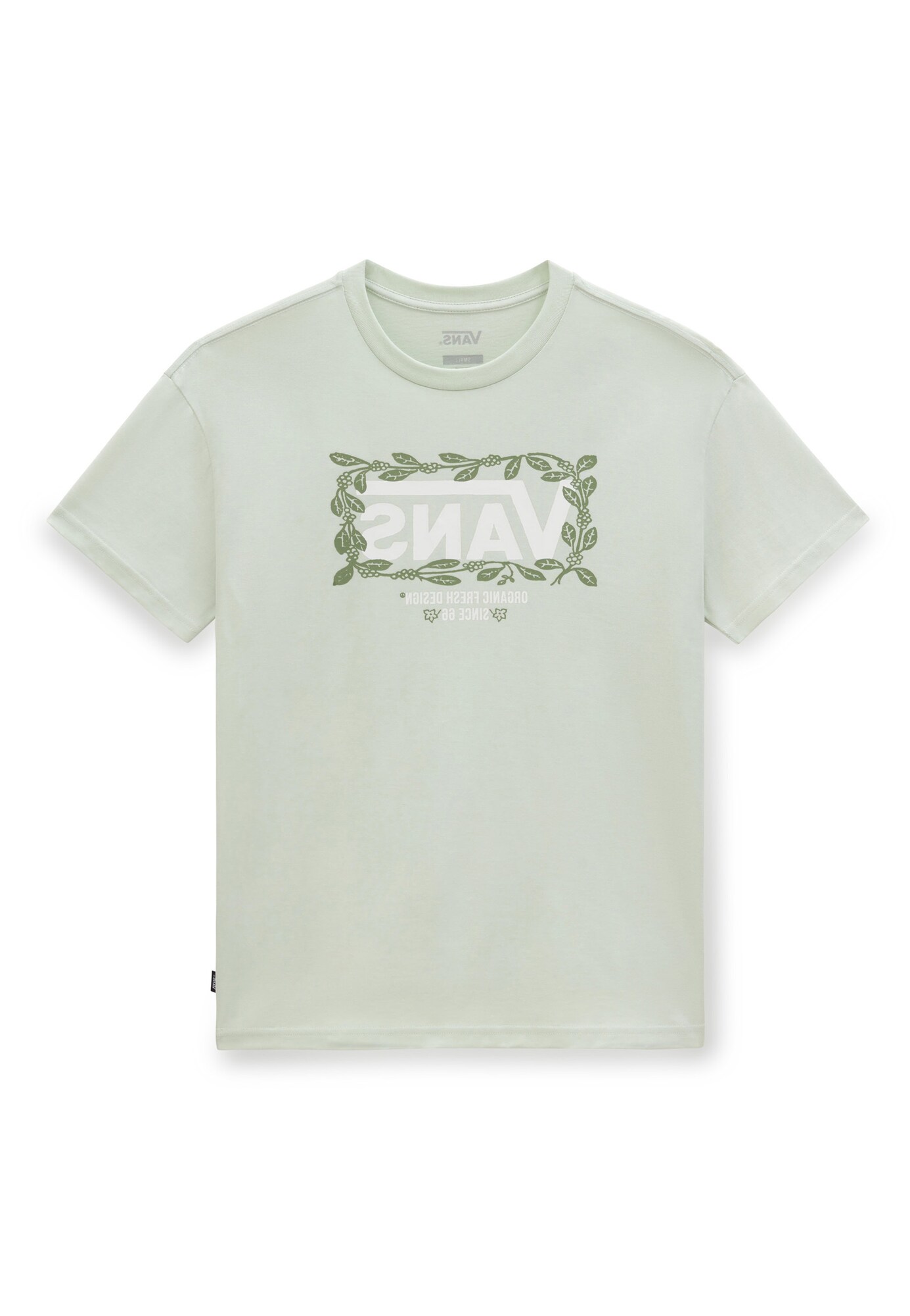 VANS Tricou  verde / oliv / alb