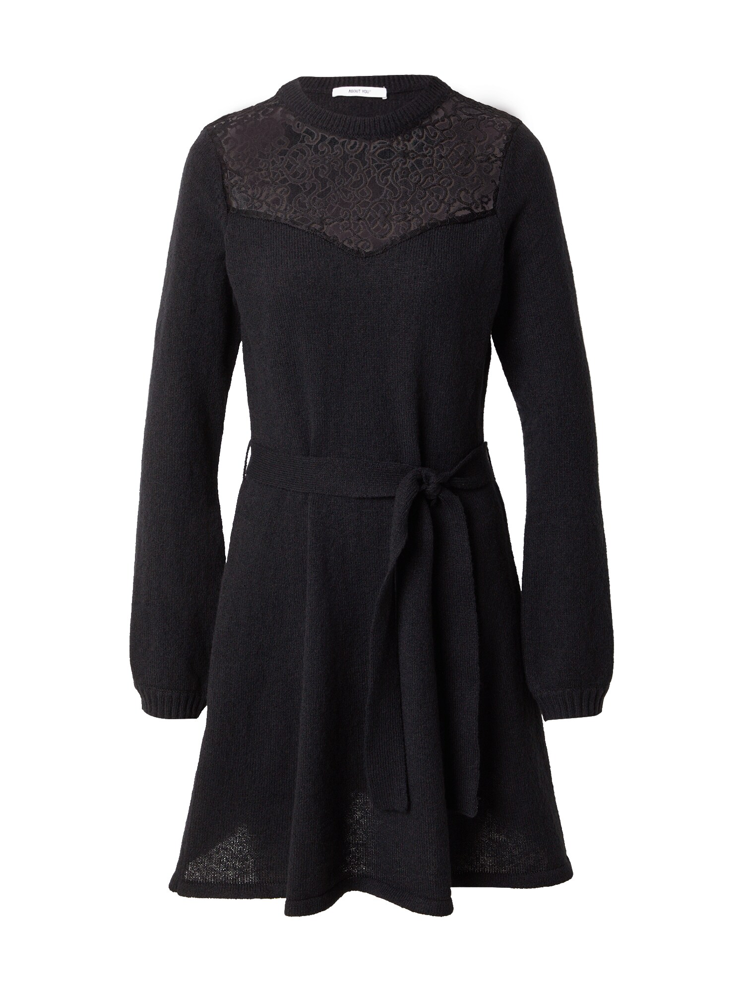 ABOUT YOU Pletené šaty 'Tara'  čierna