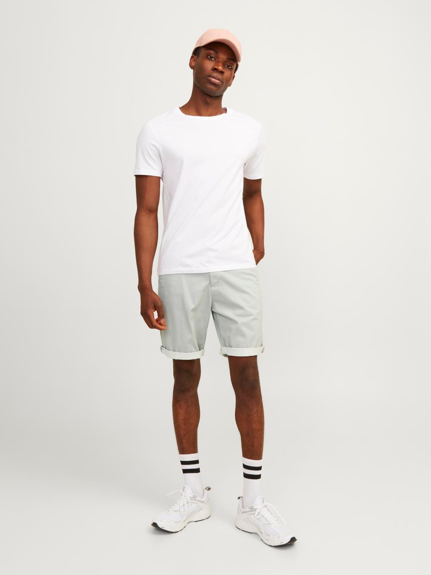 JACK & JONES Chino nohavice 'Bowie' kamenná / čierna (obrázok 4)