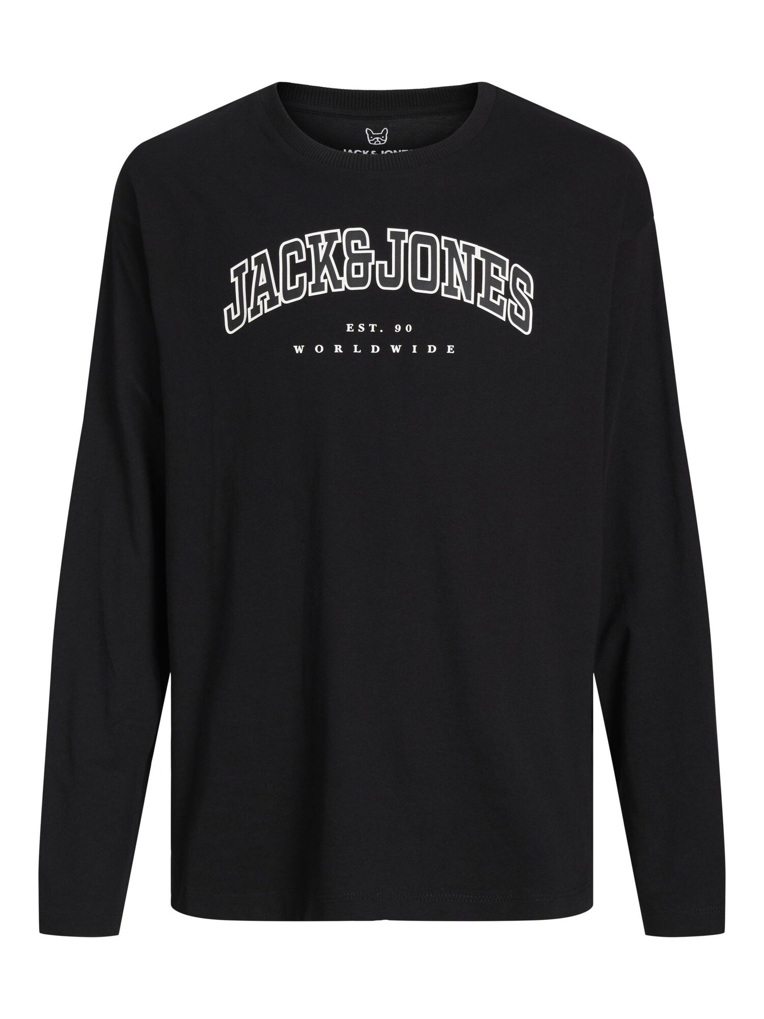 Jack & Jones Junior Póló 'JJECALEB'  szürke / fekete / fehér akciós termékkép 1