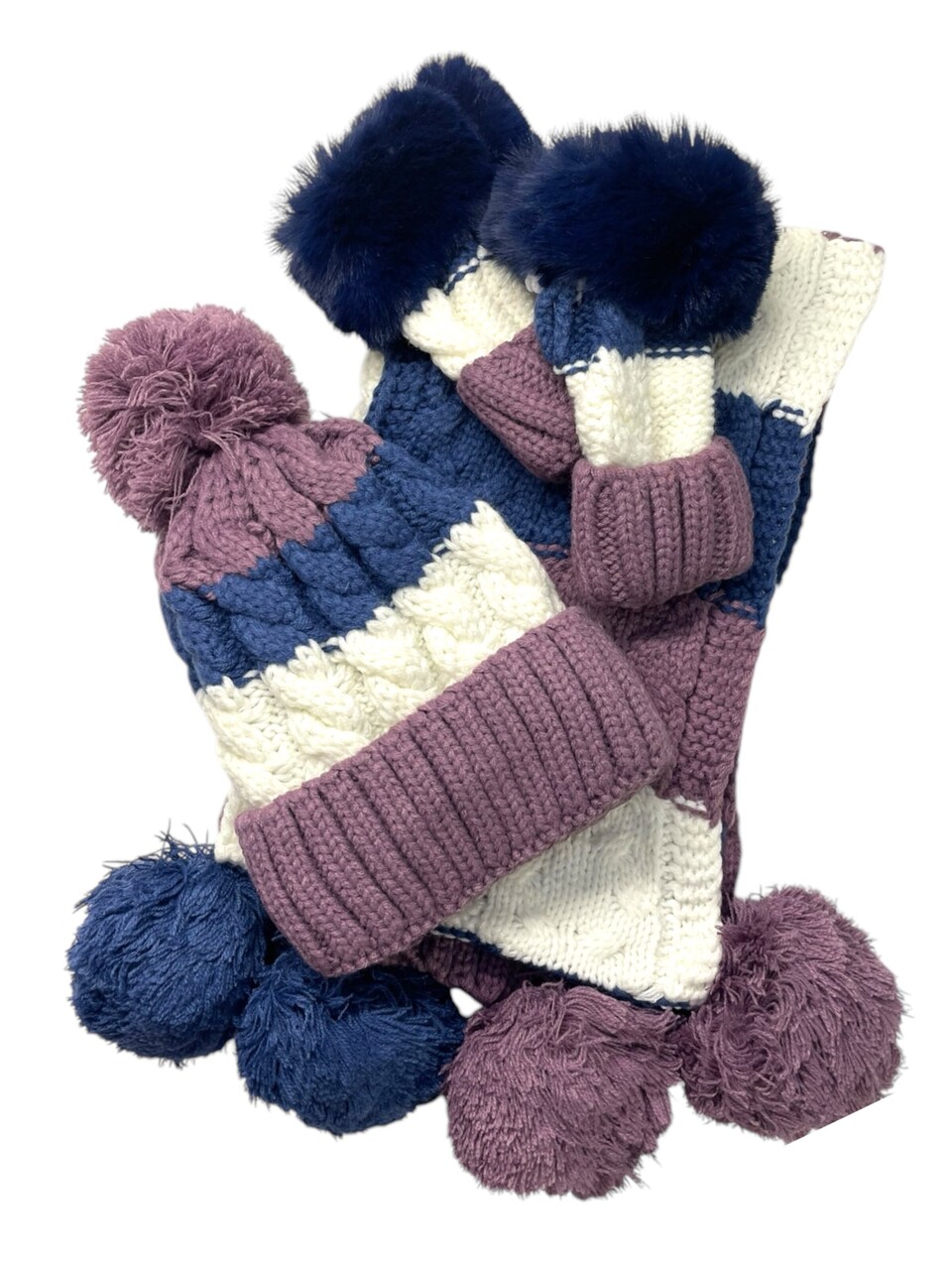 Mössa 'Set: Mütze & Loop Schal & Handschuhe'