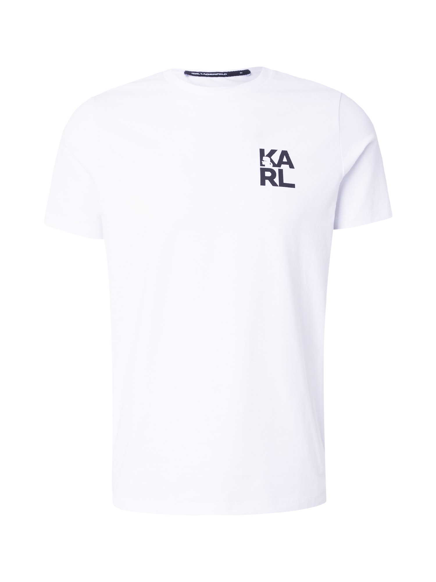 Karl Lagerfeld Tricou negru / alb