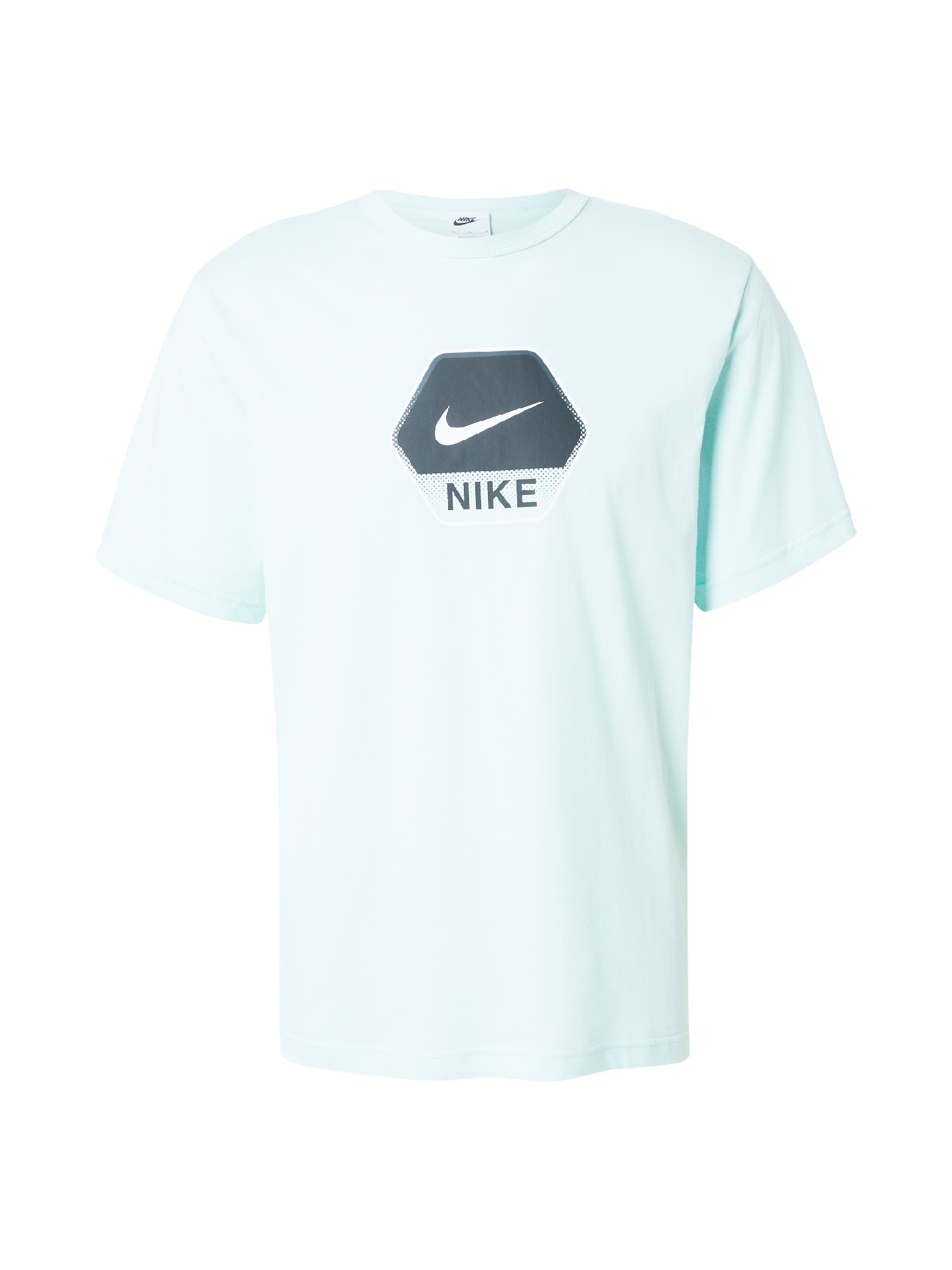 Nike Sportswear Tricou verde mentă / negru / alb