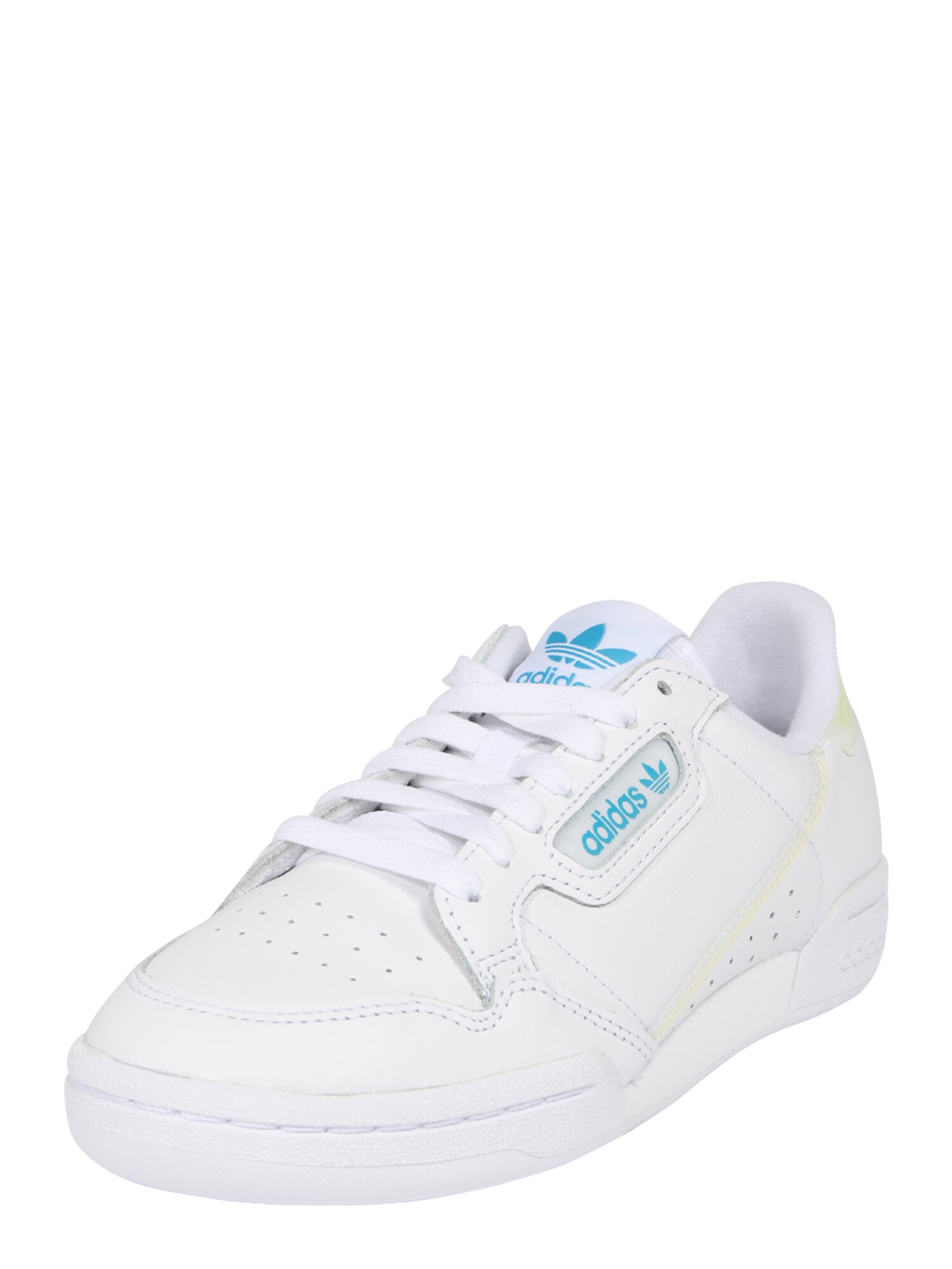 ADIDAS ORIGINALS Sportbačiai be auliuko 'Continental 80'  geltona / balta / šviesiai mėlyna