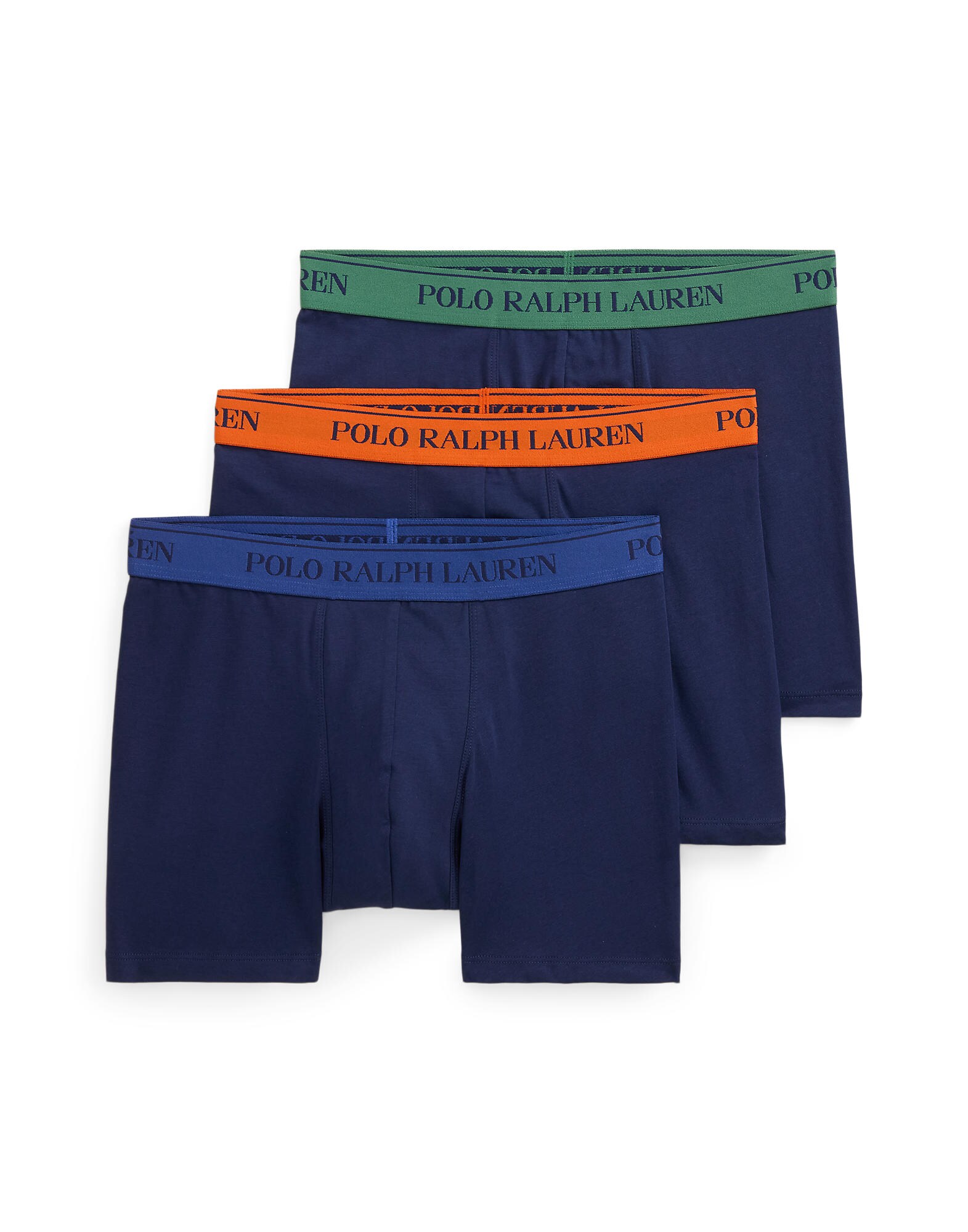 Polo Ralph Lauren Boxerky  modrá / námornícka modrá / smaragdová / tmavooranžová