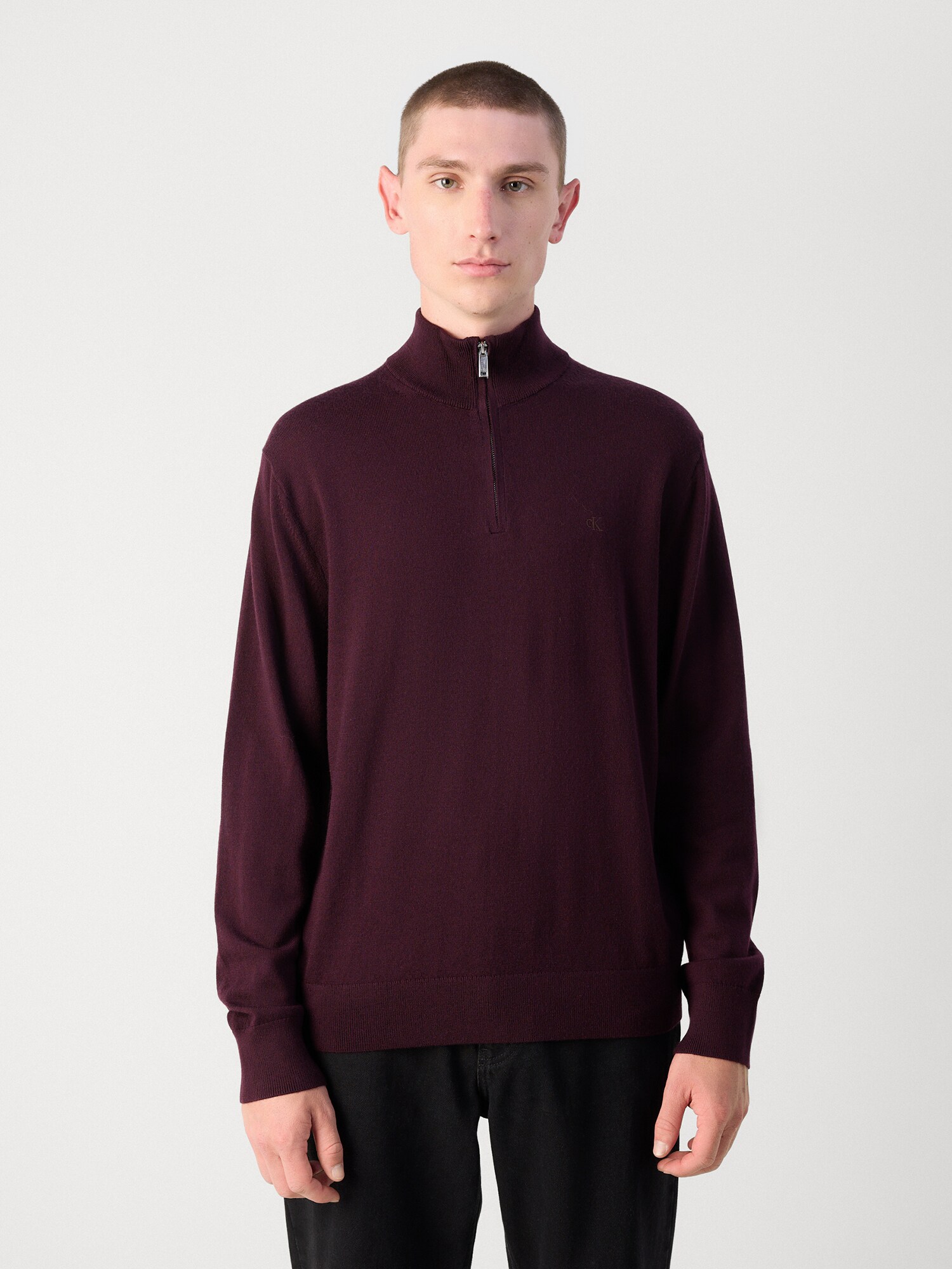 Calvin Klein Jersey  berenjena – imagen 3
