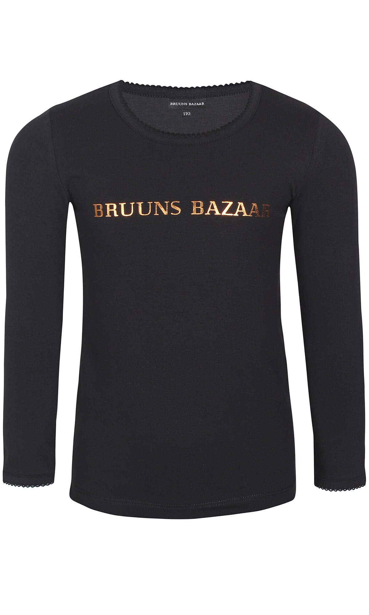 Bruuns Bazaar Kids T-Krekls 'Marie Louise' zelts / melns