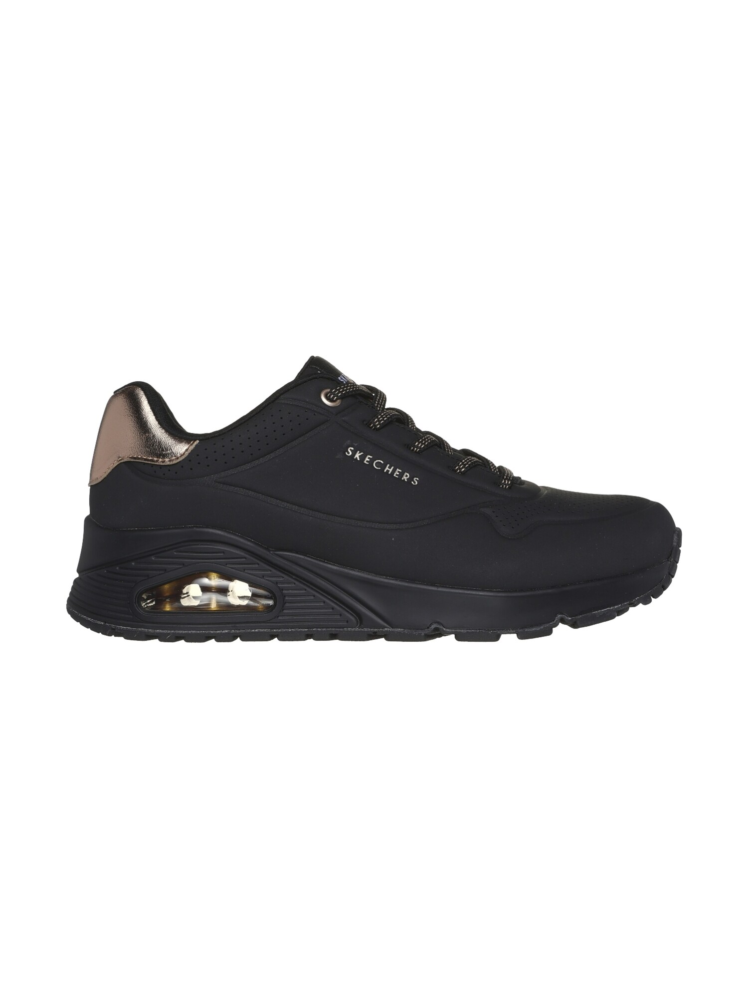 SKECHERS Calzado deportivo con cordones negro – imagen 3