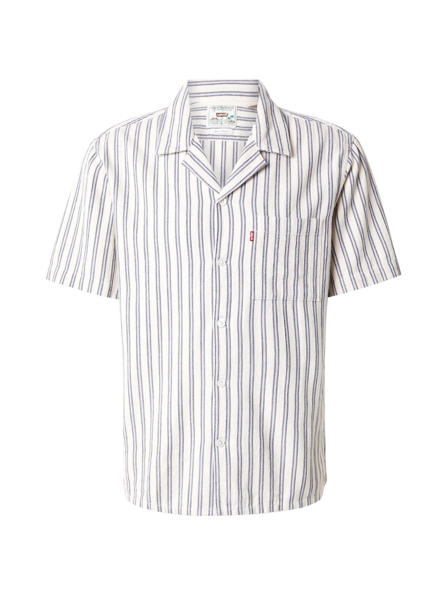 LEVIS ® Cămașă SUNSET CAMP  albastru noapte / alb murdar