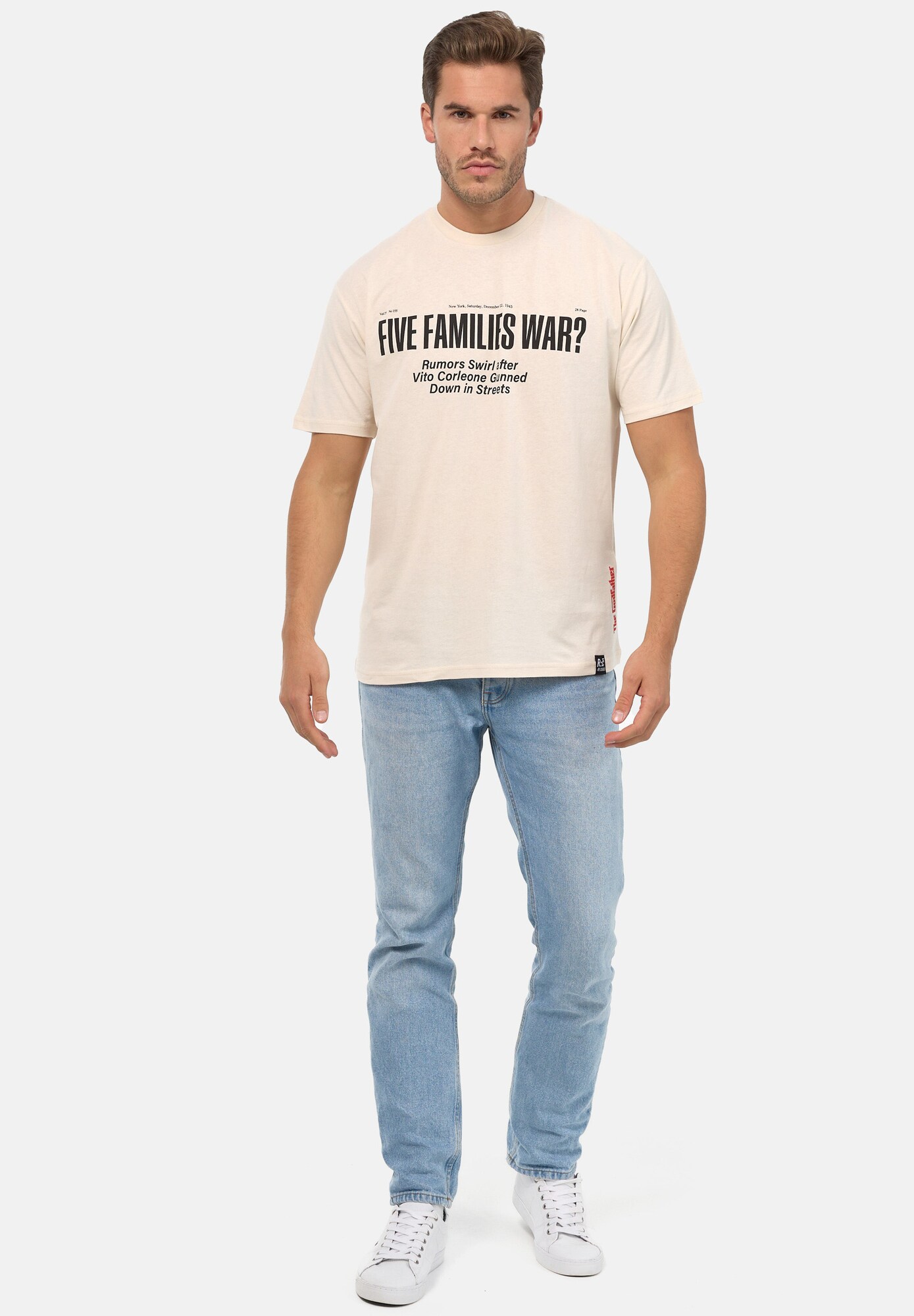 Thumbnail - Recovered T-Shirt The Godfather New York 1945 Relaxed