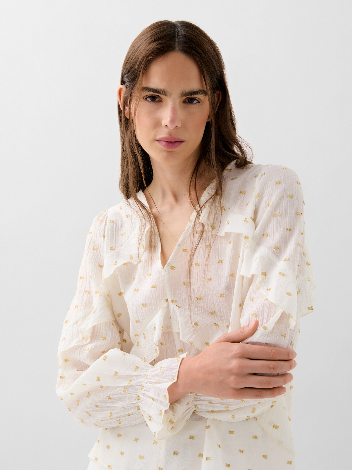 Thumbnail - Scalpers Foil Lurex Shirt