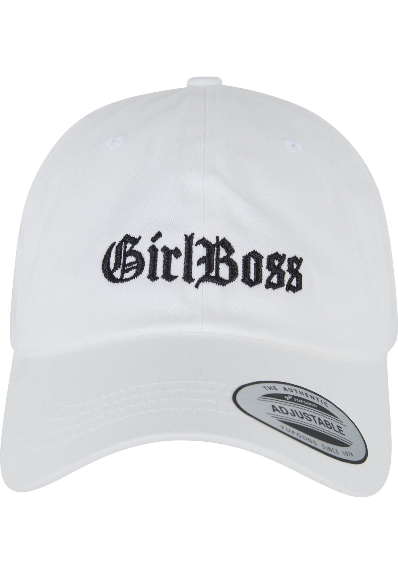 Mister Tee Čiapka 'Girl Boss'  čierna / strieborná / biela