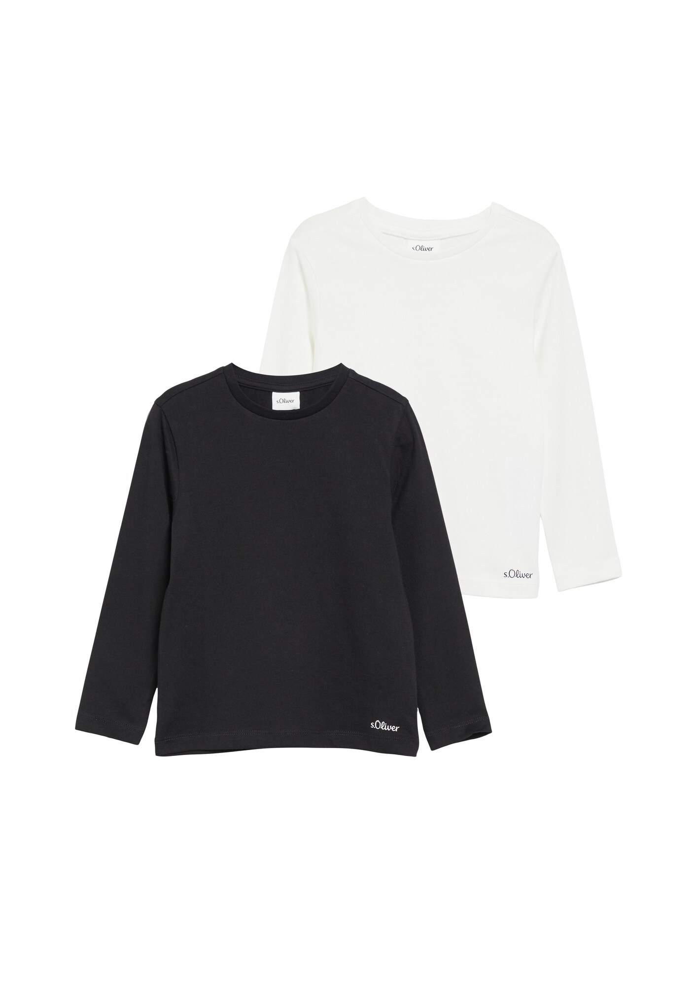 s.Oliver Tricou negru / alb