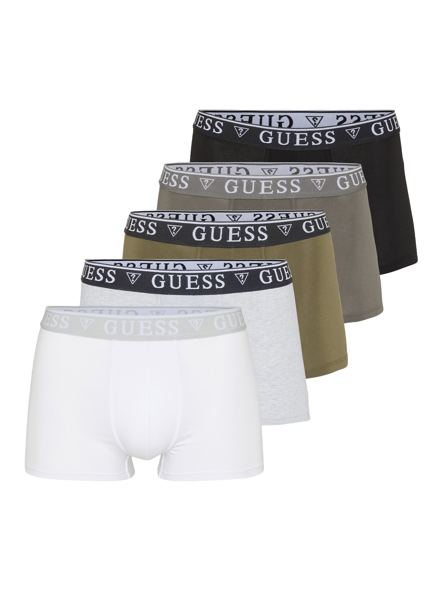 GUESS Boxeri  bej / gri amestecat / oliv / negru