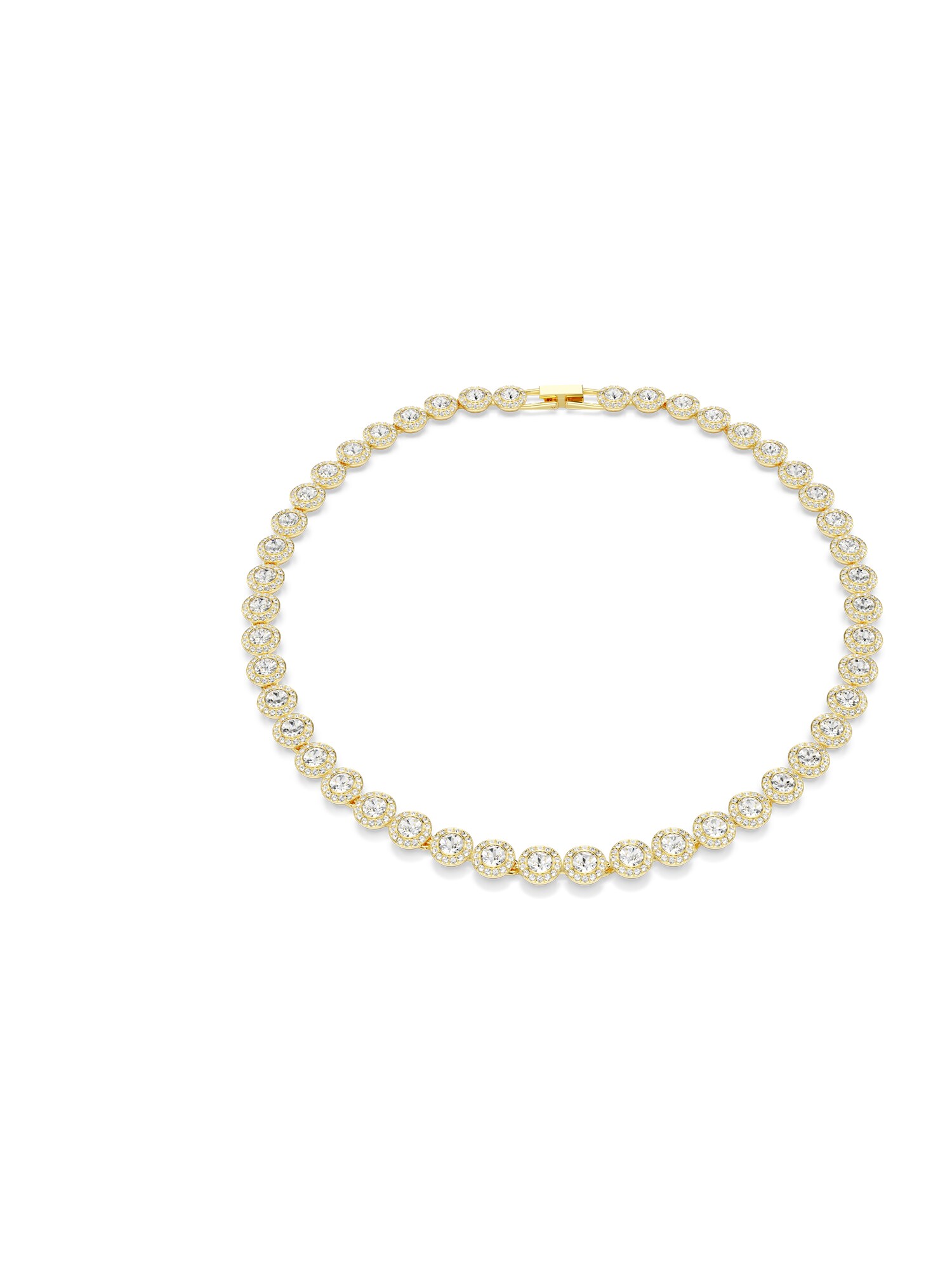 Swarovski Lanțuri Una  auriu / transparent