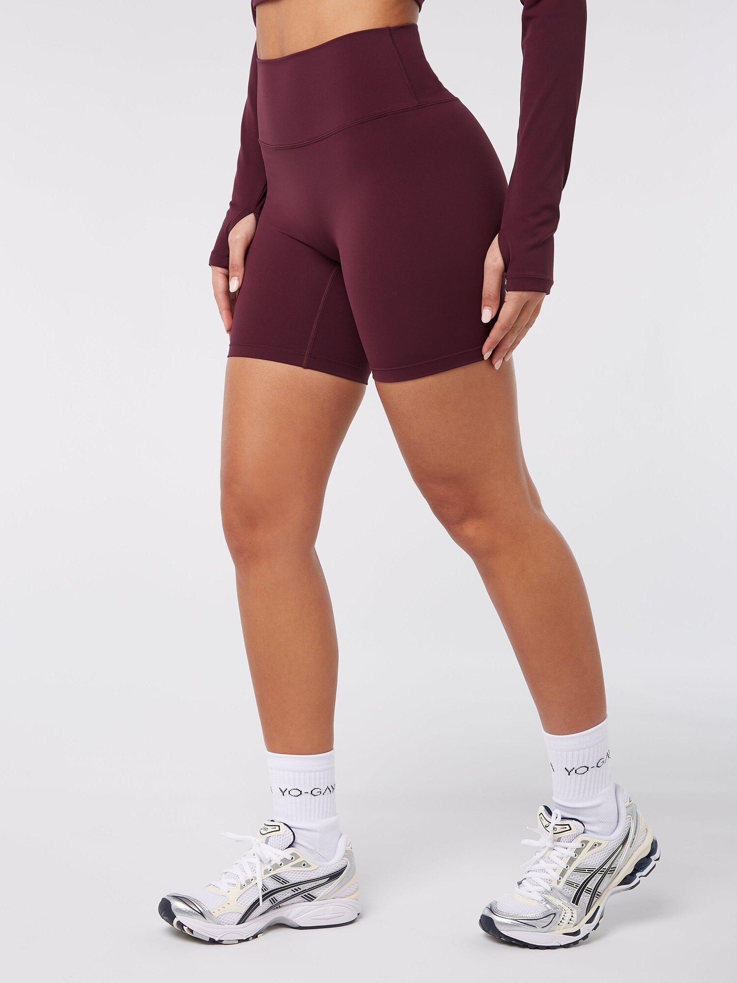 YO-GAYA Tajice 'Ultra Shorts' burgund