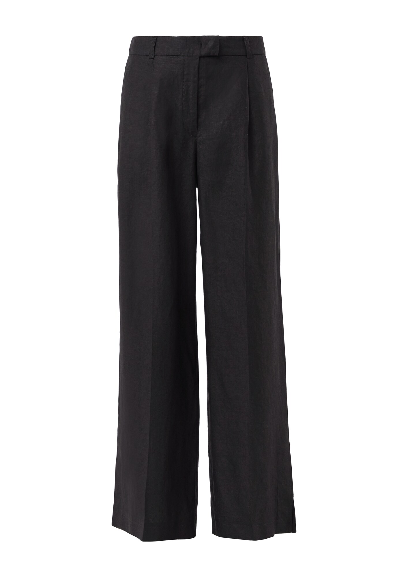 COMMA Nohavice s pukmi  čierna