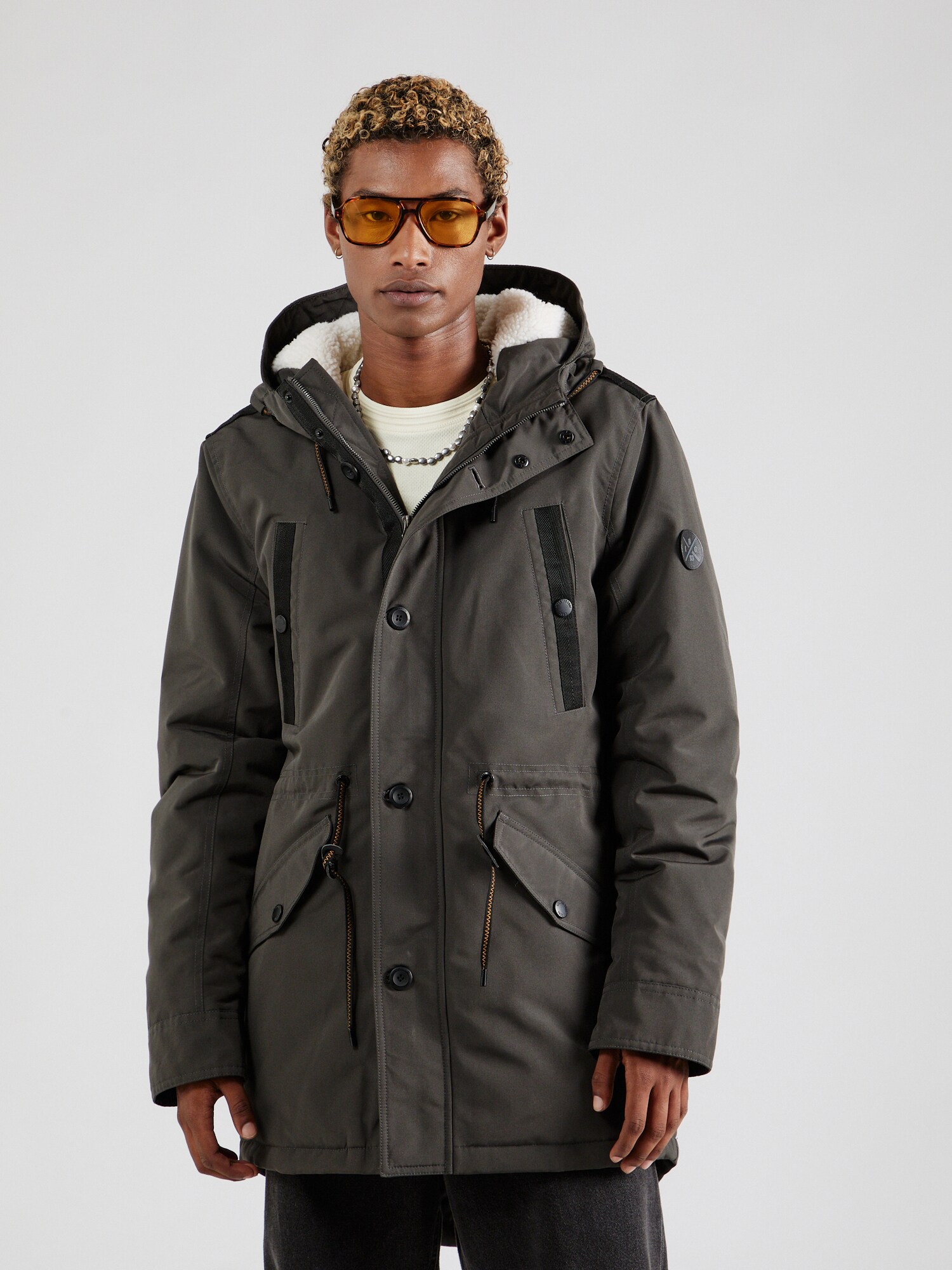 INDICODE JEANS Téli parka 'Callen'  sár színek termék 2. képe