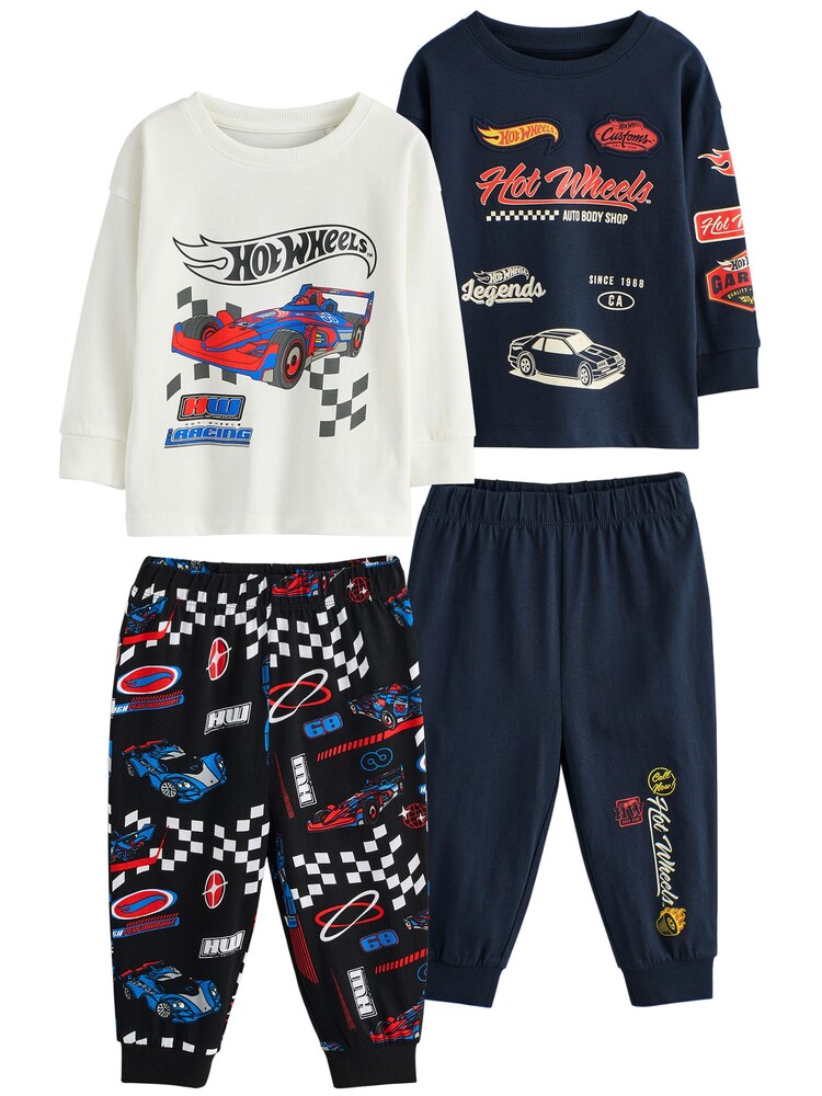 Next Schlafanzug Jungen Größe 92 navy / rot / schwarz / offwhite