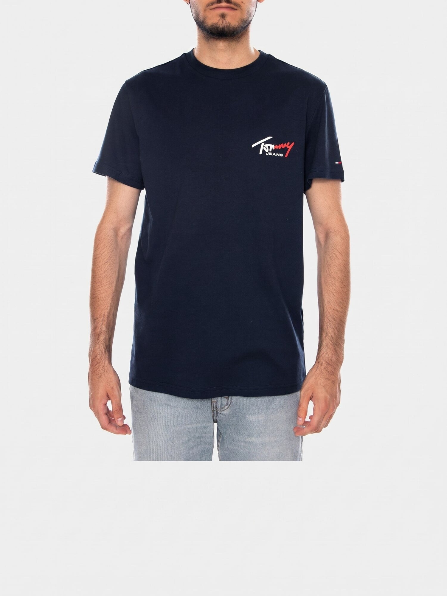 Tommy Jeans Camiseta De Manga Corta Sign Chest Slim Fit – imagen 3