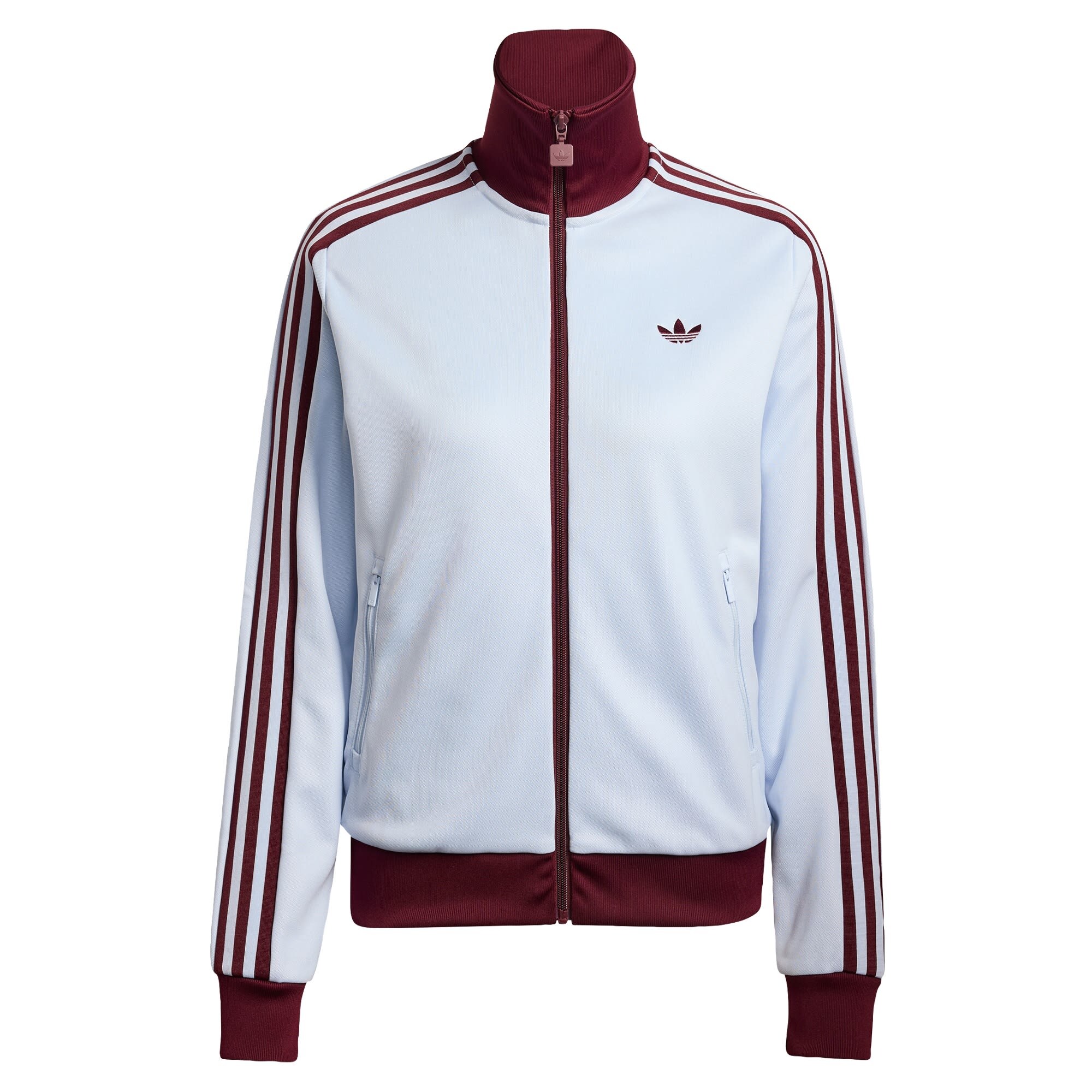 ADIDAS ORIGINALS Jopa na zadrgo 'Classic'  svetlo modra / bordo