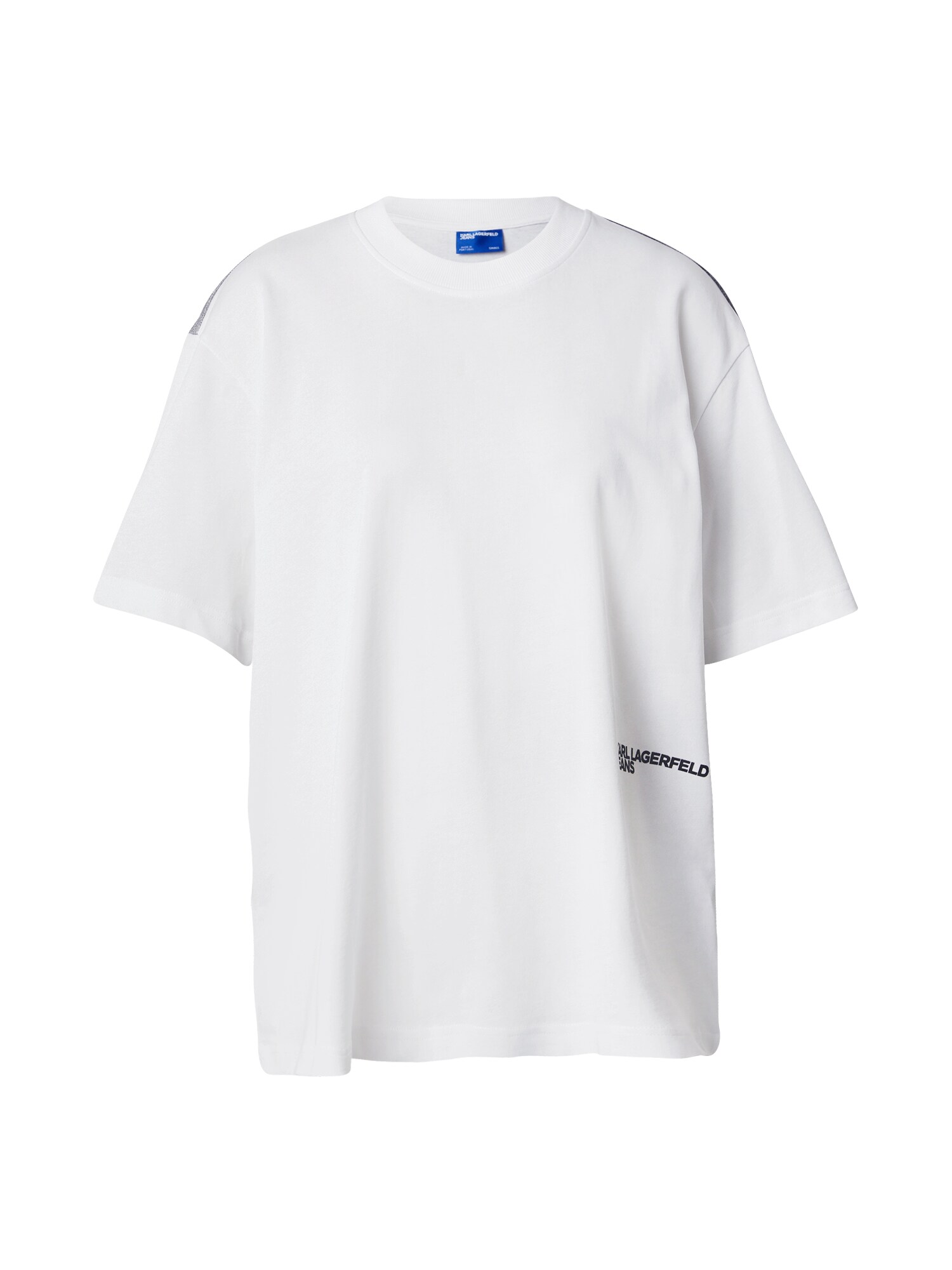KARL LAGERFELD JEANS Tričko sivá / čierna / biela