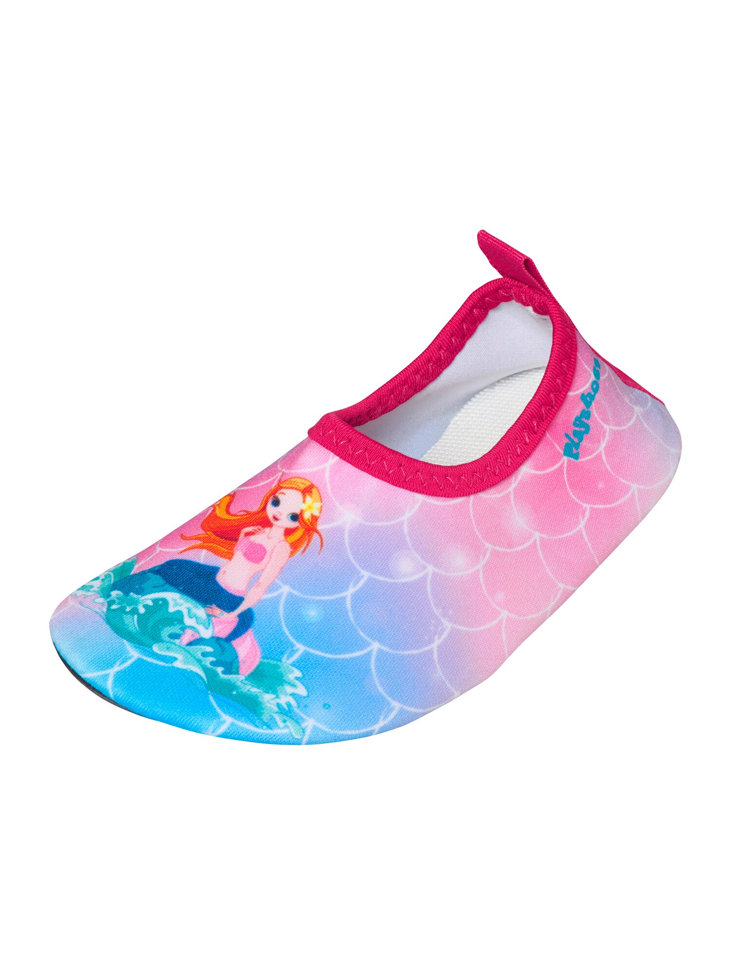 PLAYSHOES Flip-flops 'Meerjungfrau'  azur / portocaliu / roz / roz deschis