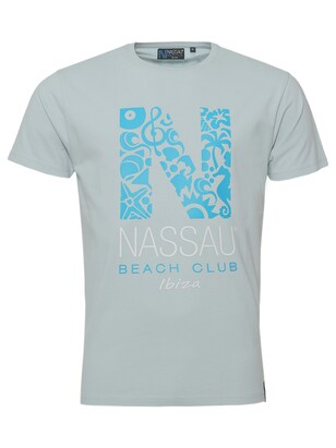 NASSAU Beach Club Shirt Blauw / Lichtblauw / Wit