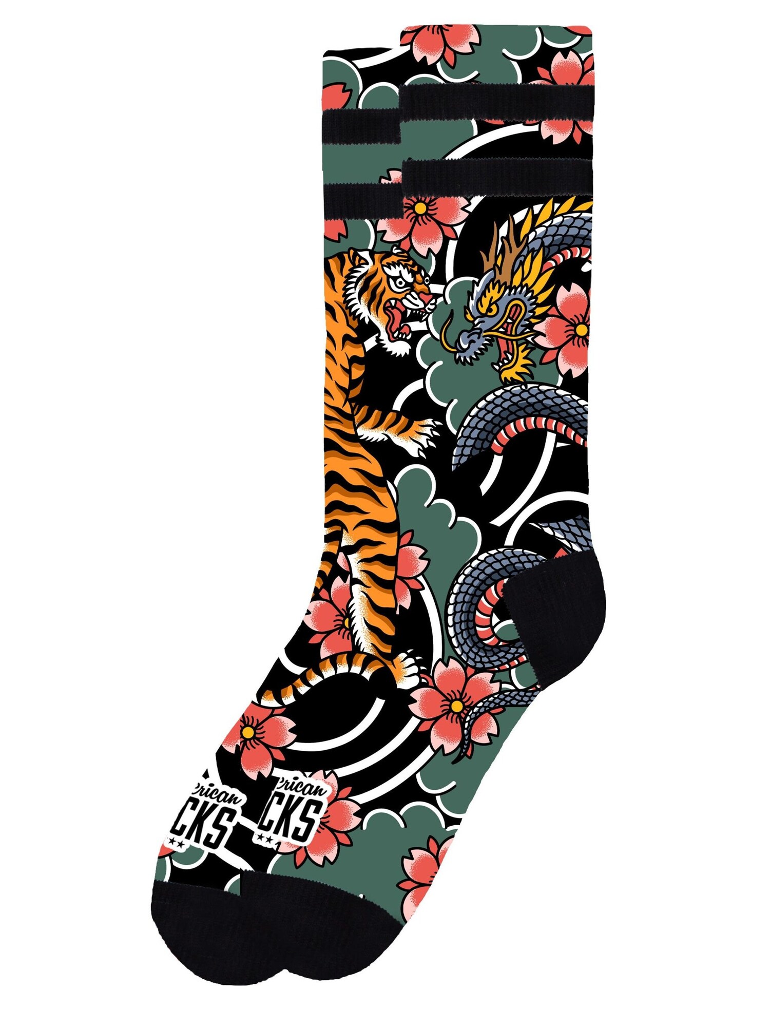 American Socks Calcetines 'Eternal'  verde