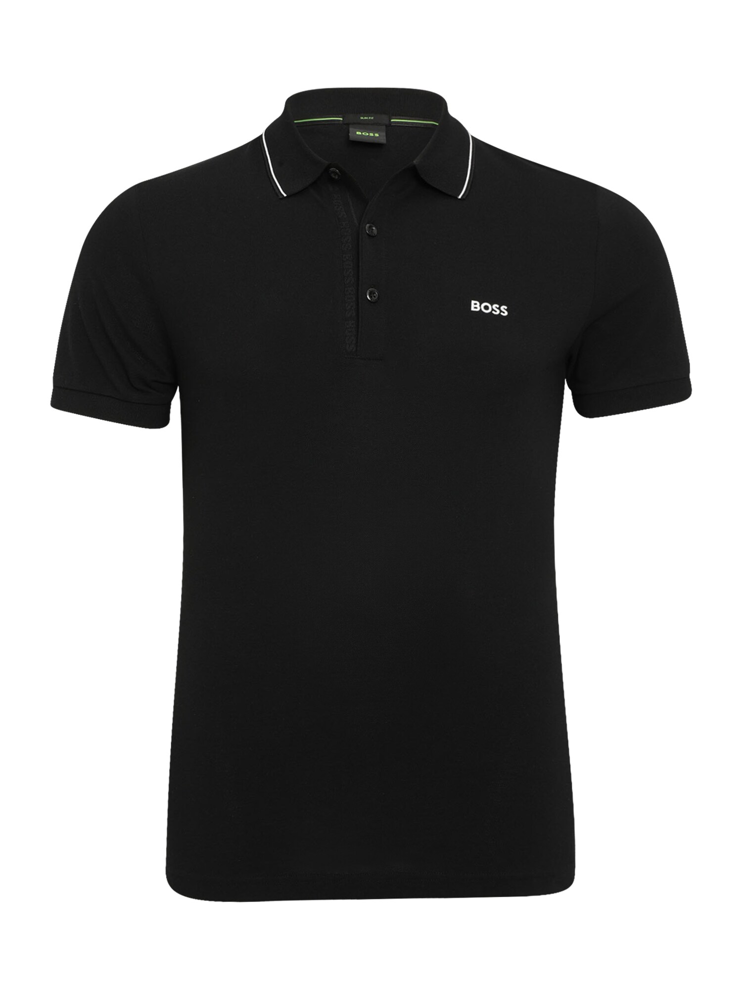 BOSS Tricou Paule 4  negru / alb