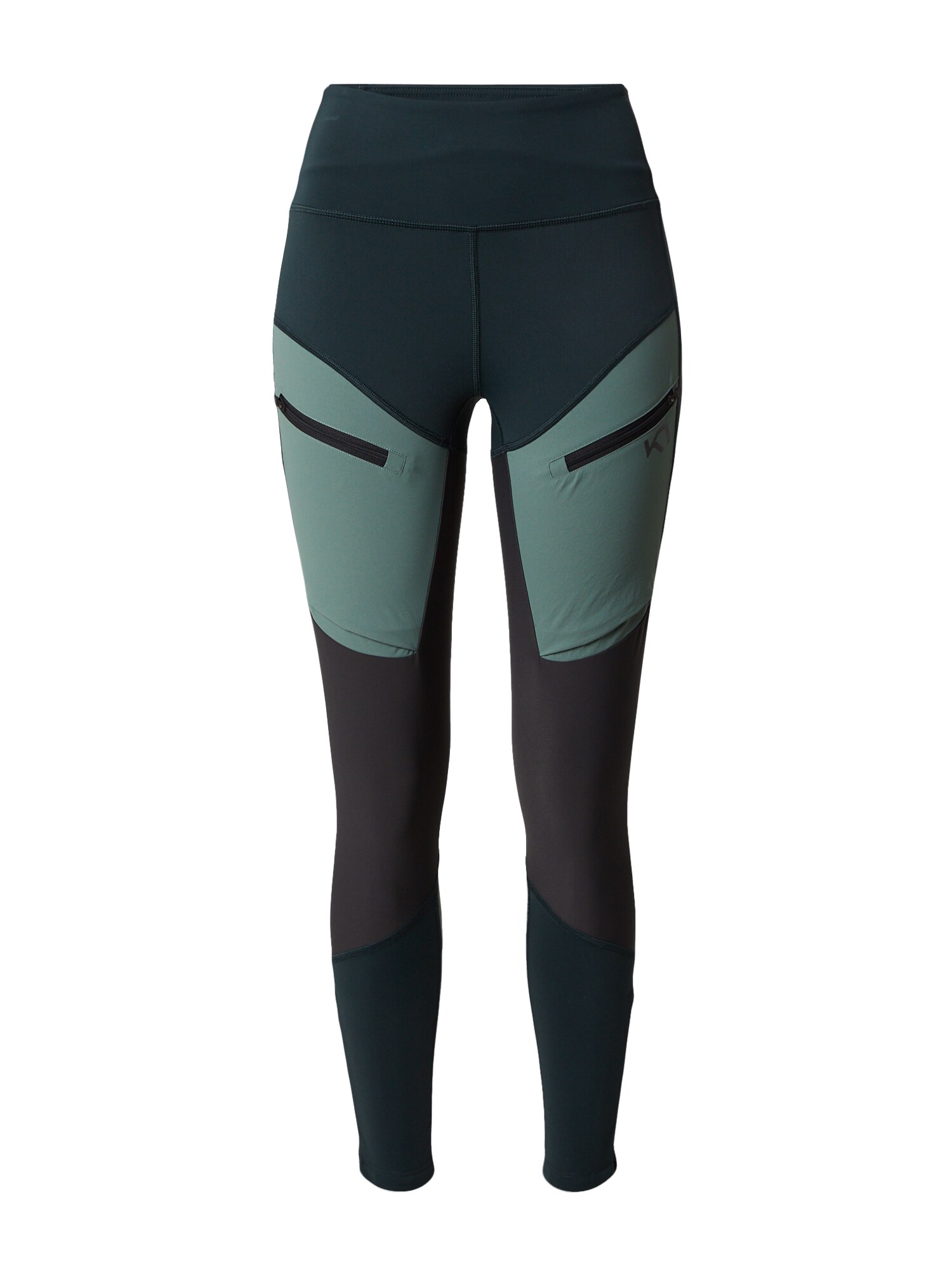 KariTraa Calças de desporto  jade / verde escuro