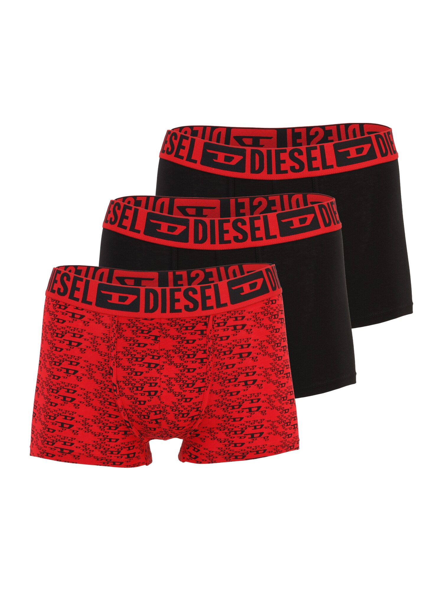 DIESEL Boxerky 'MIKE-D-CORE'  červená / čierna