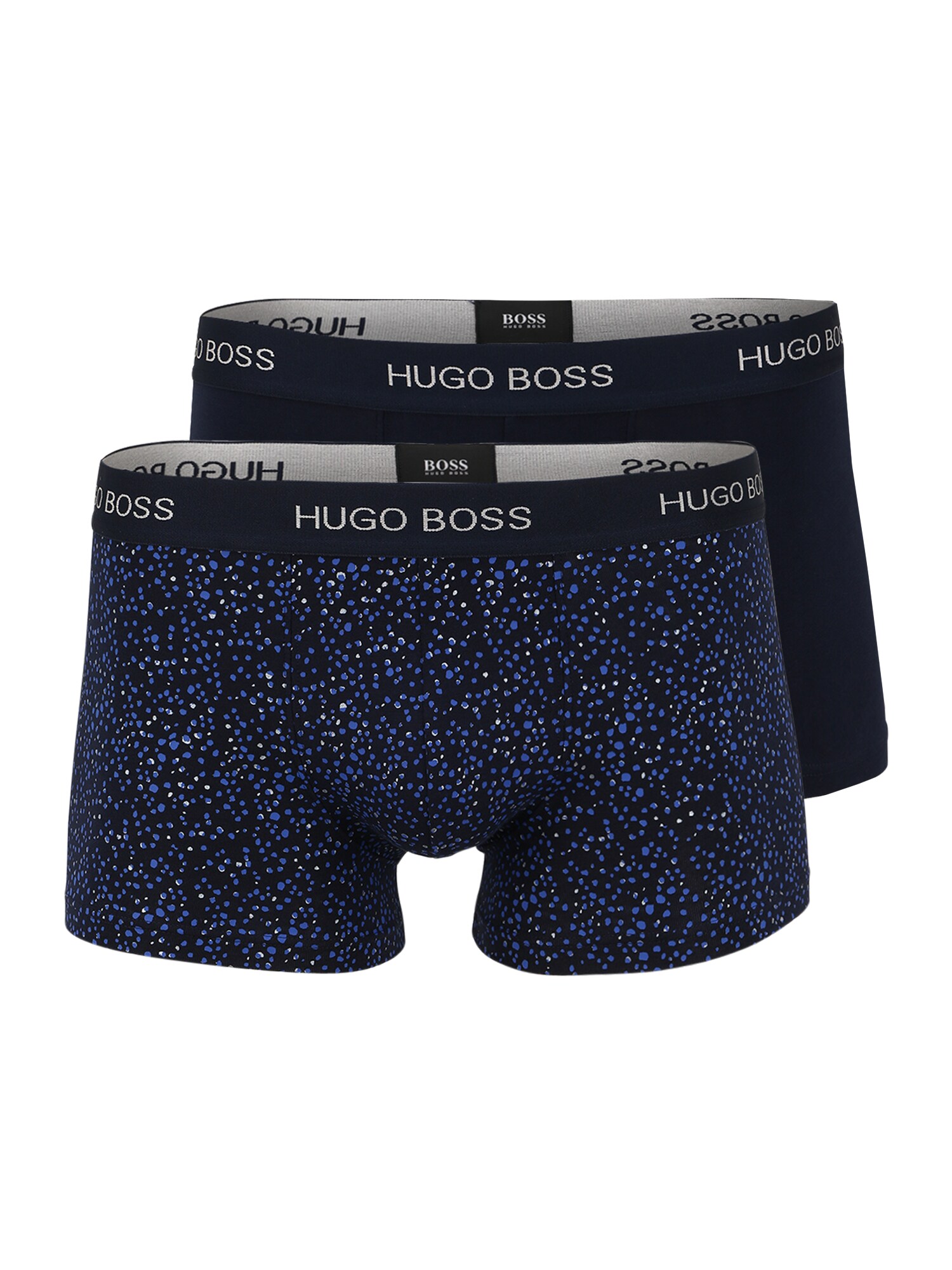 BOSS Boxer trumpikės  mėlyna / juoda / nakties mėlyna / balta