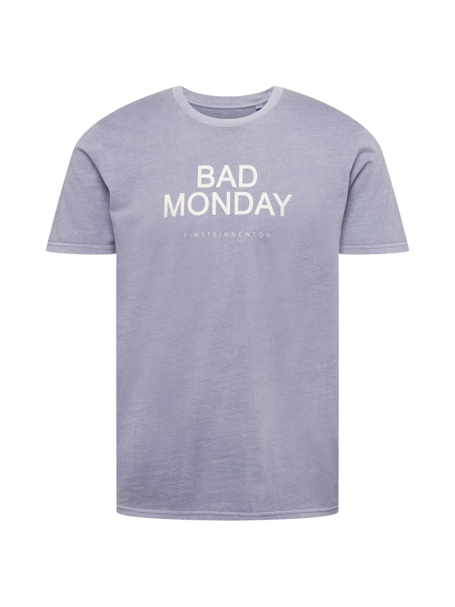 EINSTEIN & NEWTON Marškinėliai 'Bad Monday' šviesiai mėlyna / balta