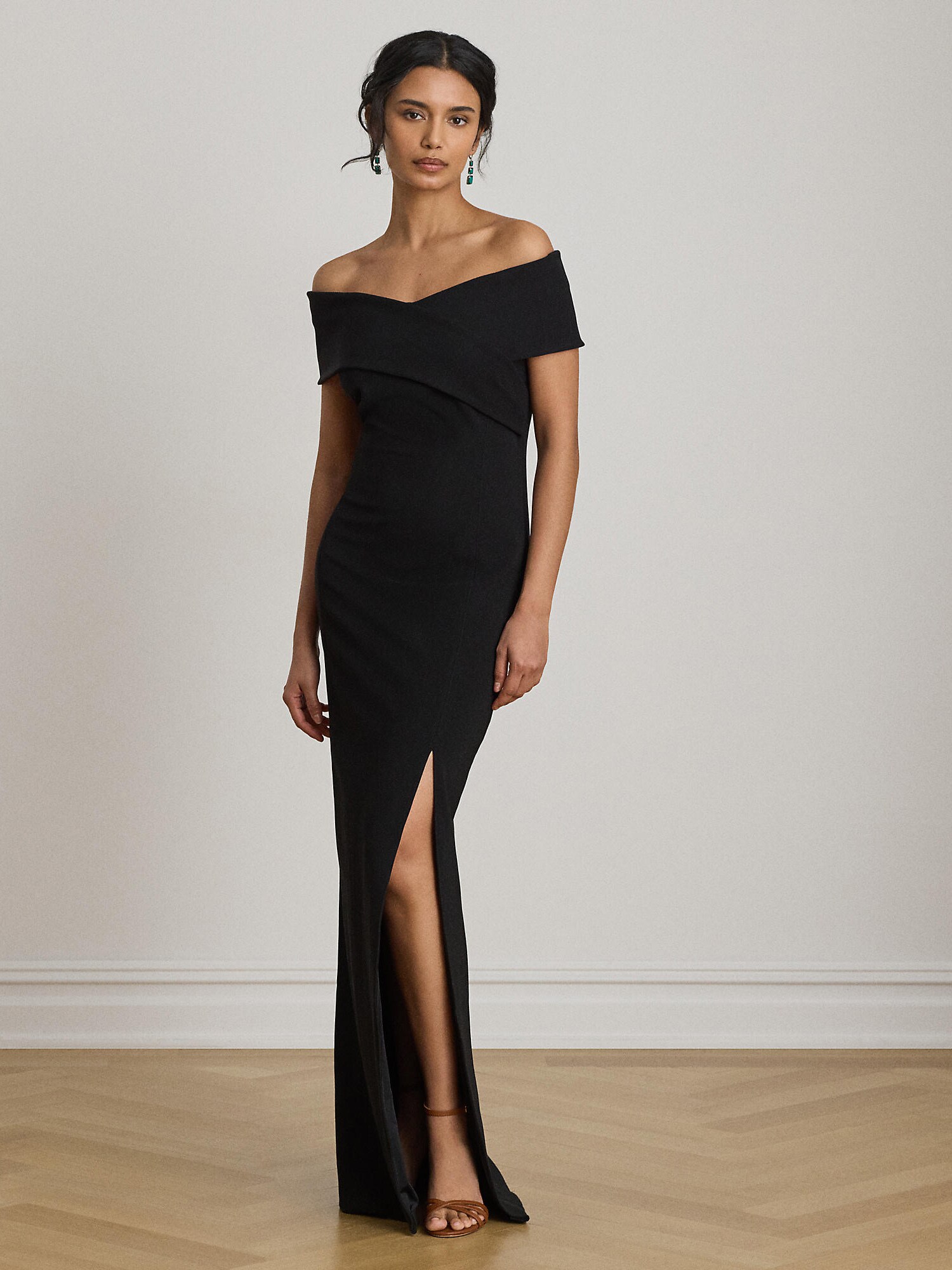 Lauren Ralph Lauren Vestido de noche  negro – imagen 14