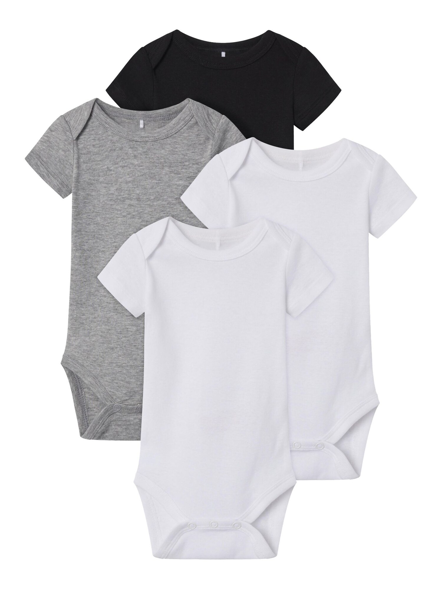 TWO SOON Salopetă/Body  gri amestecat / negru / alb