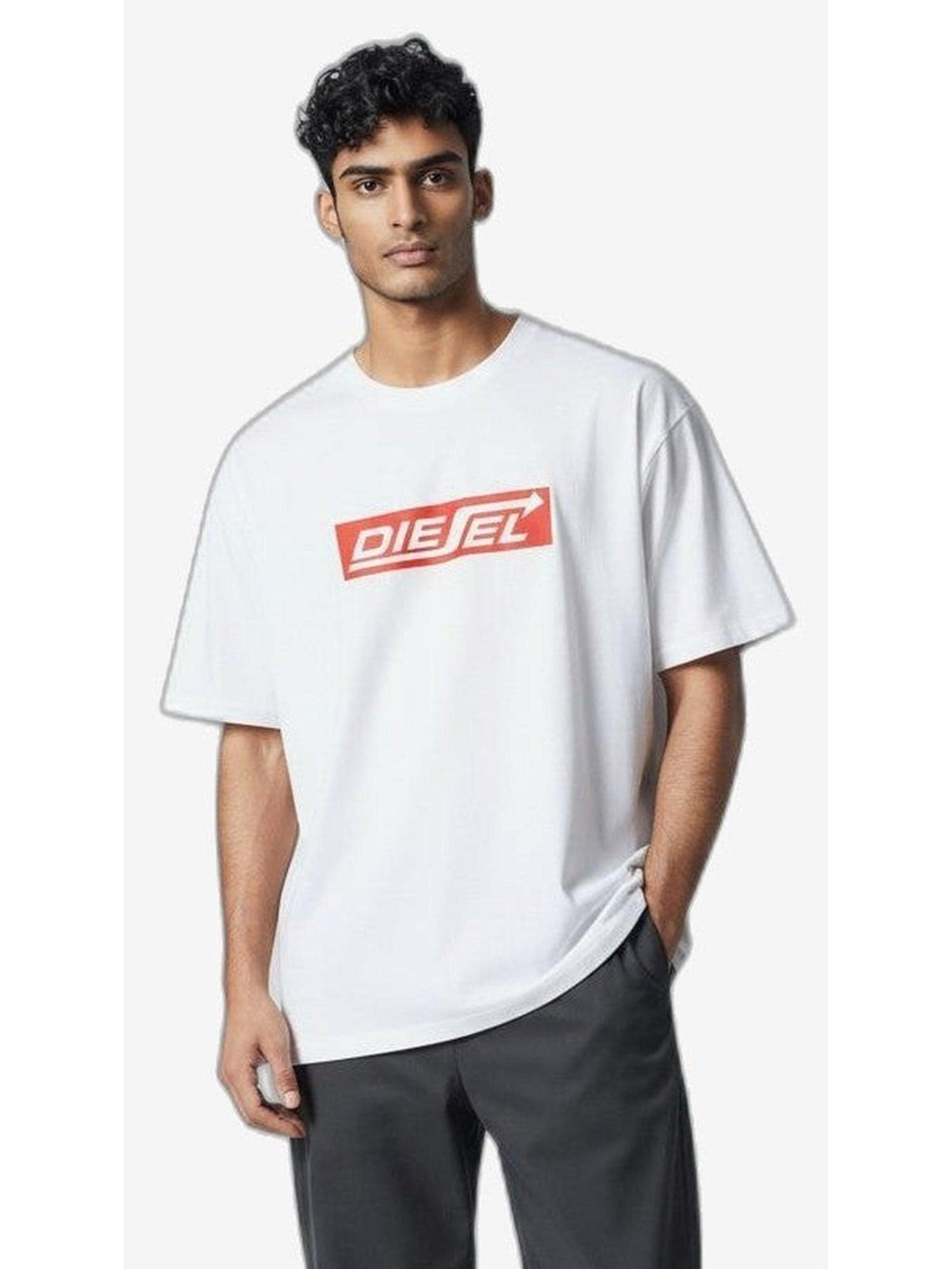DIESEL Camiseta  blanco