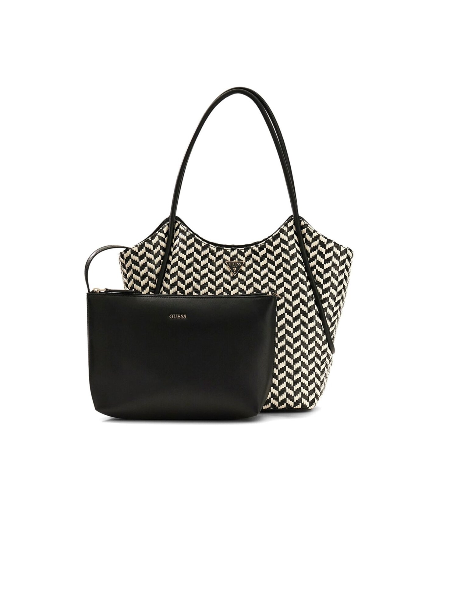 GUESS Bolso de hombro 'TESSI'  negro