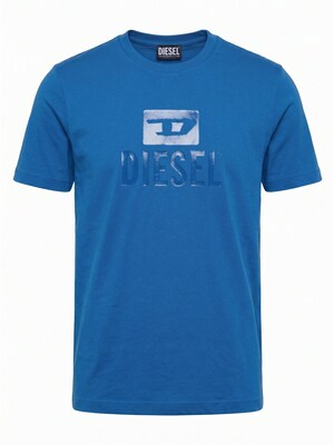 DIESEL Camiseta 'T-JUST TONE ON TONE'  azul real