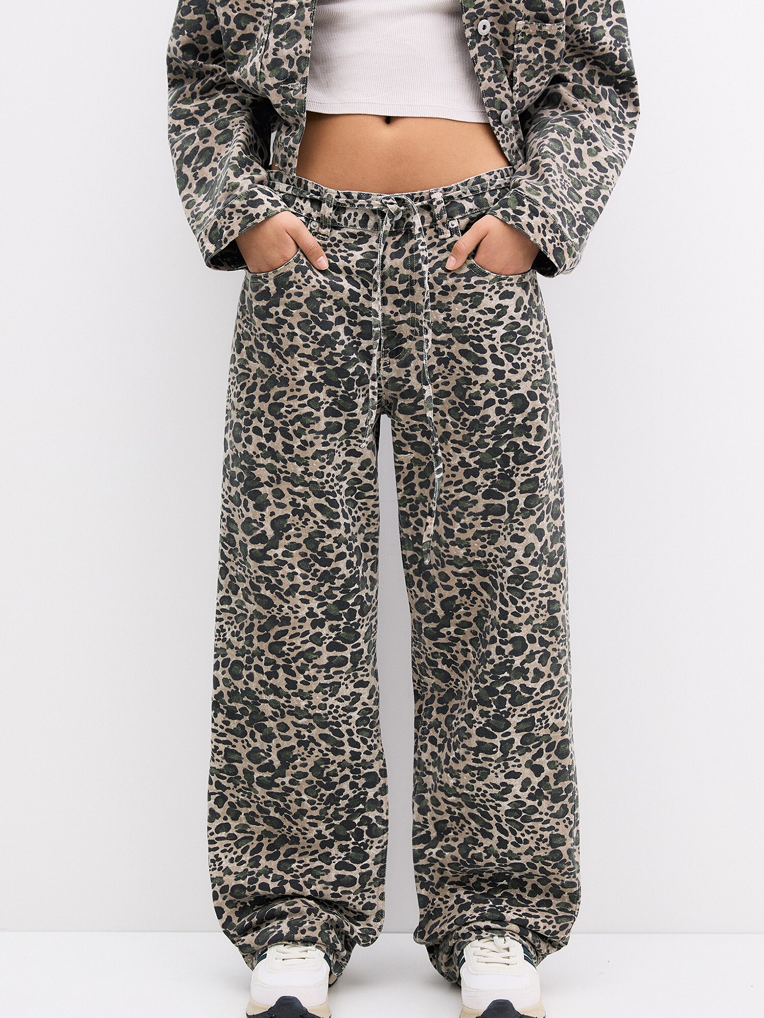 Pull&Bear Farmer  barna / sötétzöld / fekete termék 2. képe