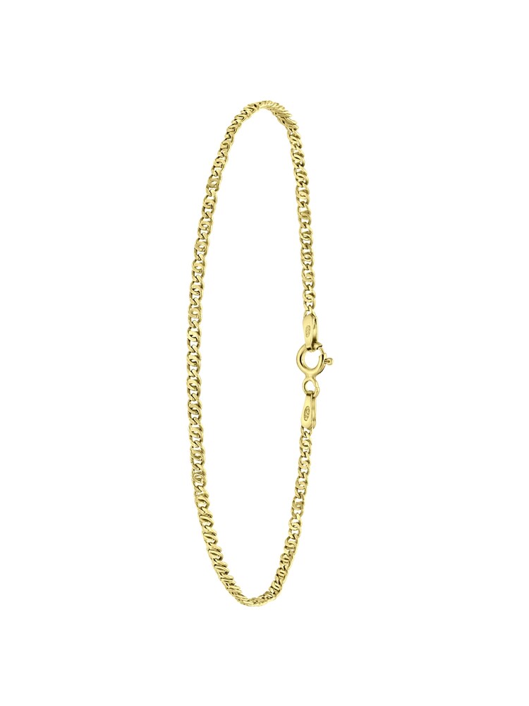 Lucardi Armband Damen Größe 18.5 gold