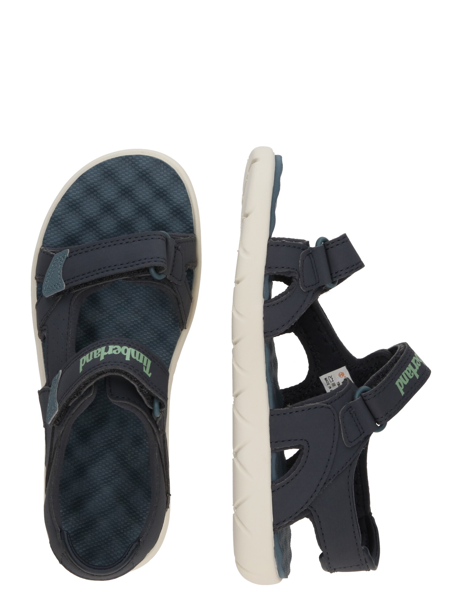 TIMBERLAND Nyitott cipők 'PERKINS'  sötétkék / zöld termék 2. képe
