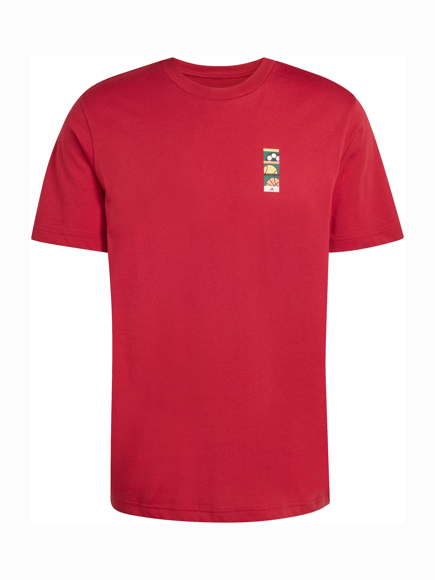 ADIDAS SPORTSWEAR Tricou funcțional MOS POSTER  maro ruginiu / galben / verde închis / negru