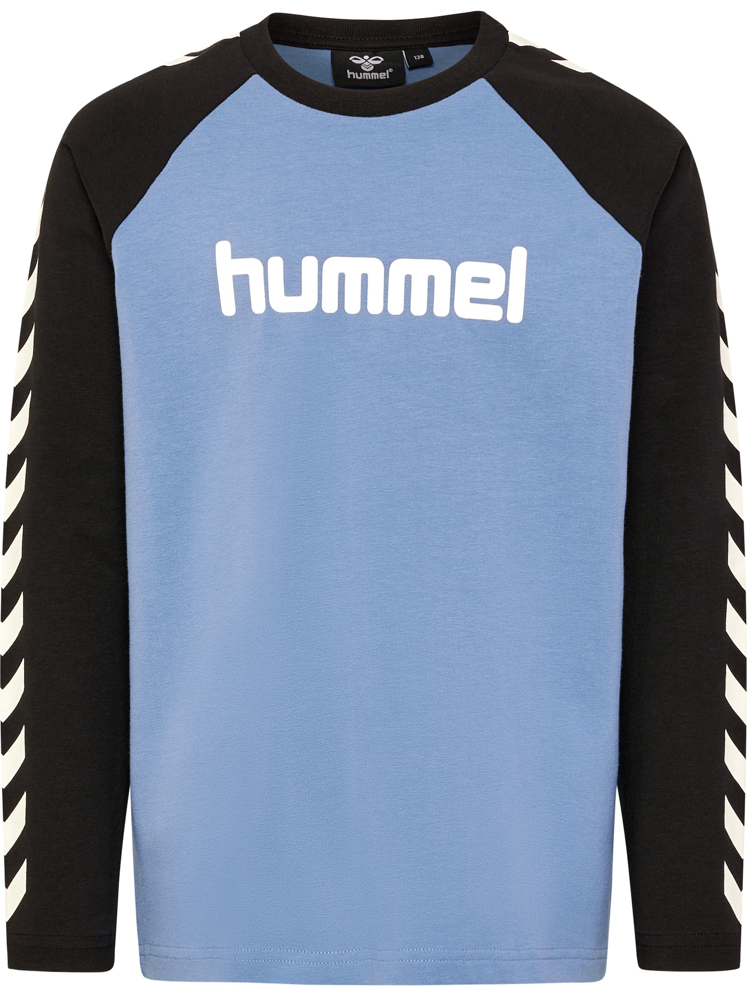 Hummel Тениска  син деним / черно / бяло