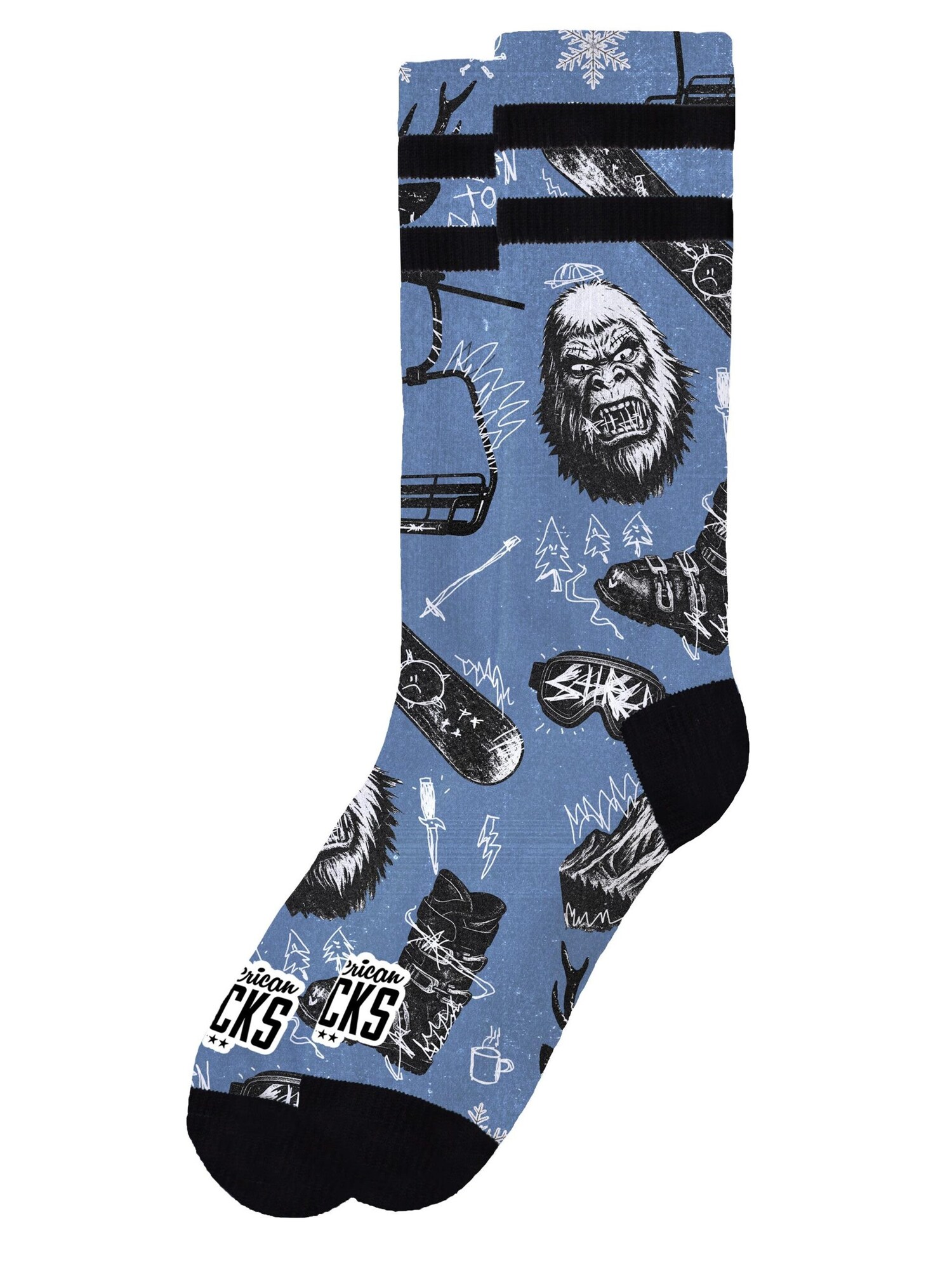 American Socks Calcetines 'Powder'  azul