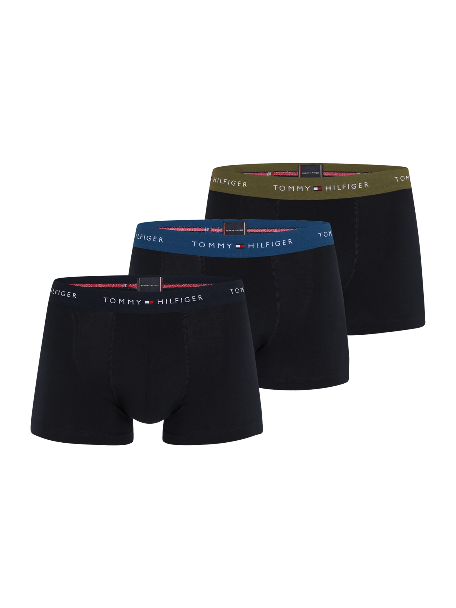 Tommy Hilfiger Underwear Boxerky  modrá / olivová / červená / biela