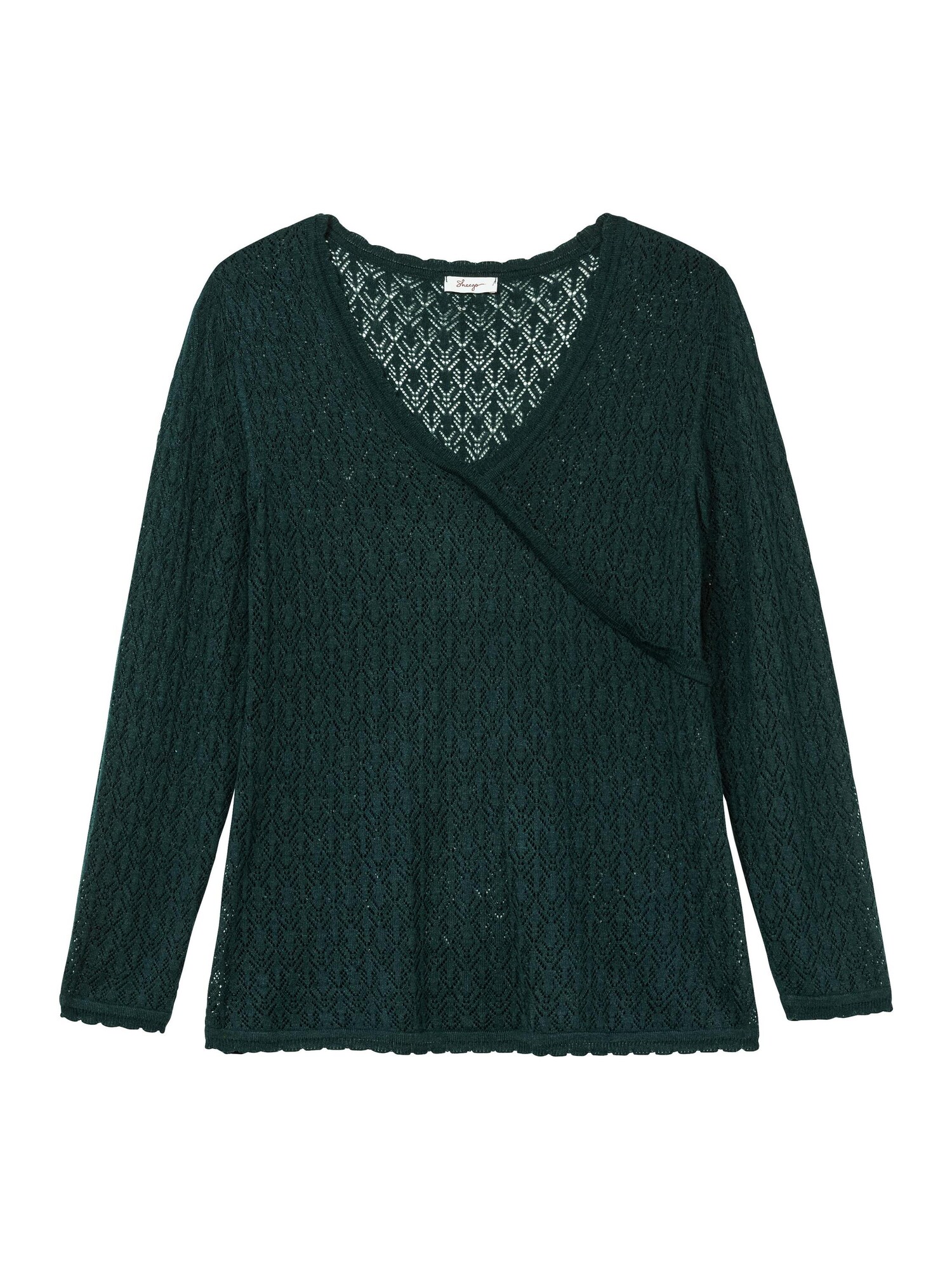 SHEEGO Pulover  verde închis